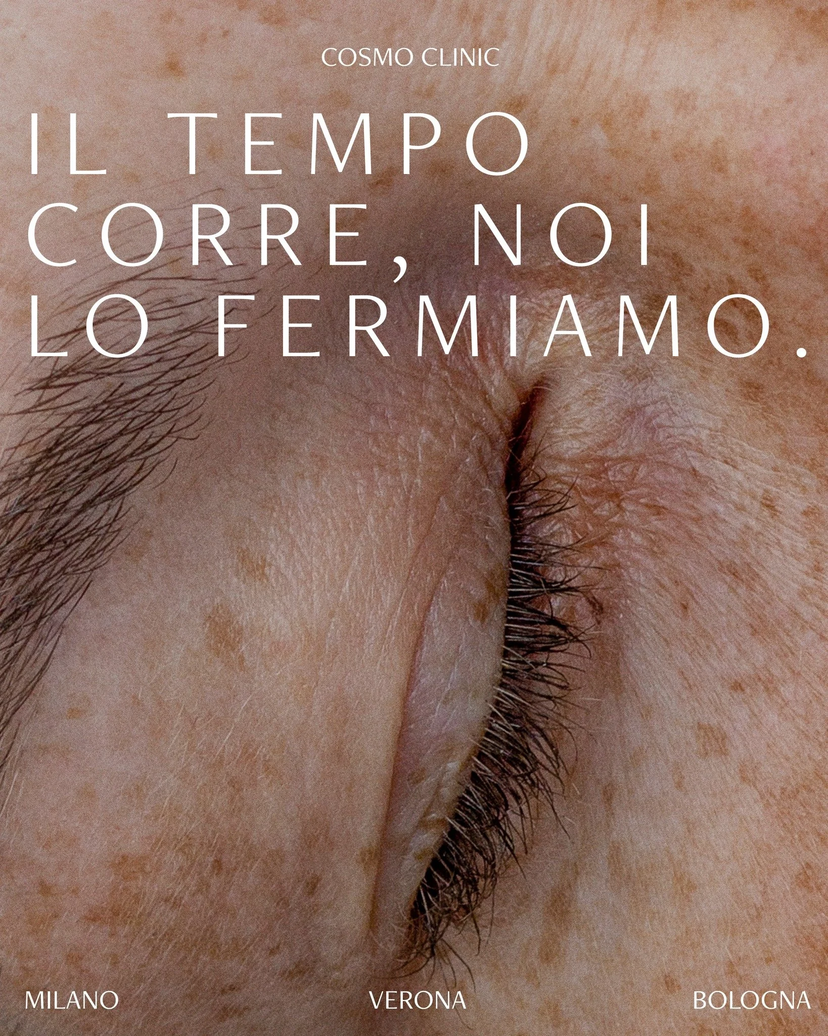 Il tempo corre.
Qui no.

Cosmo Clinic &egrave; un luogo dove fermarsi, prendersi cura di s&eacute;
e sentirsi di nuovo in equilibrio.

📩 Prenota il tuo percorso.
Il primo passo &egrave; prendersi tempo per s&eacute;.

📍 Milano | Verona | Bologna