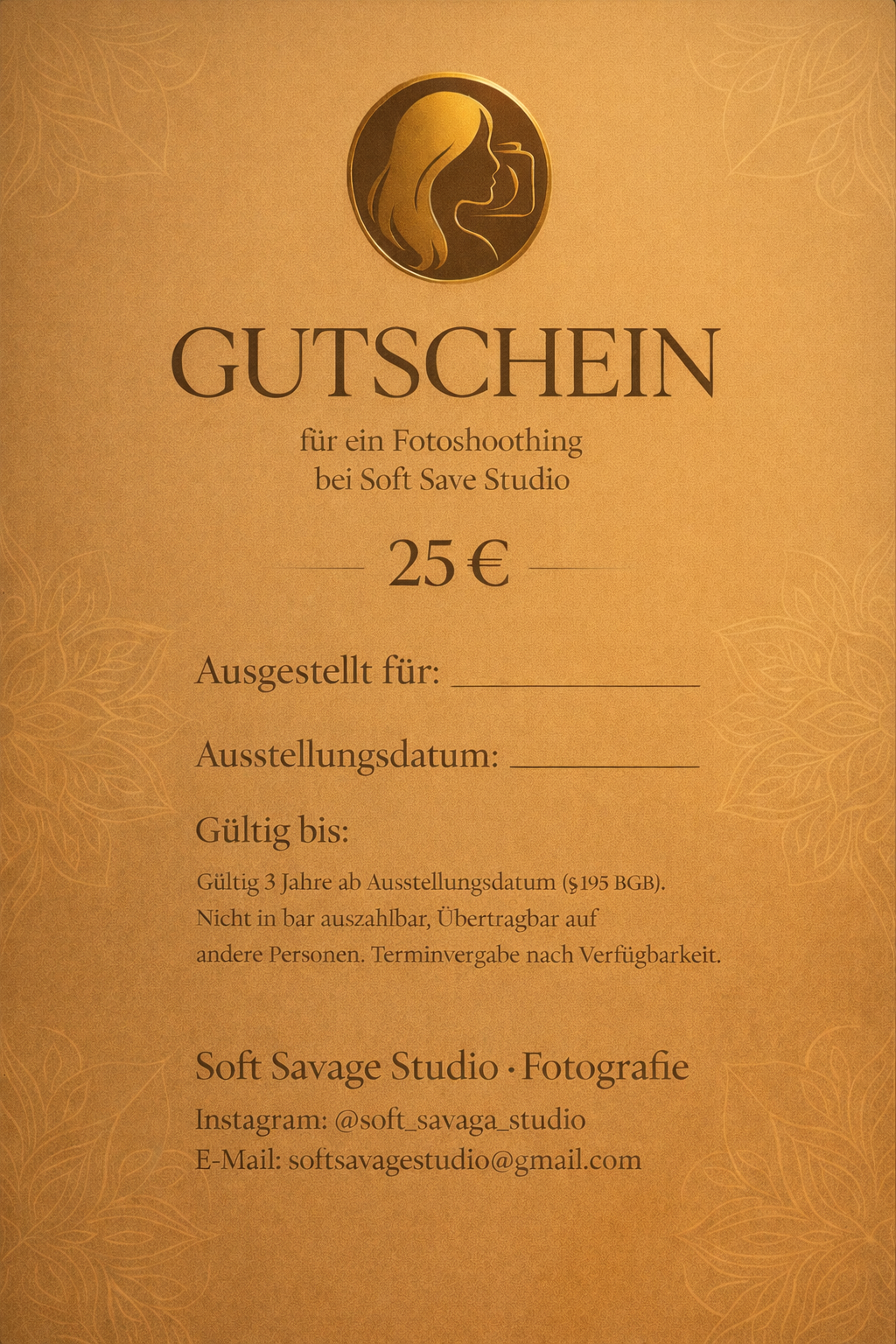 Gutschein 25€