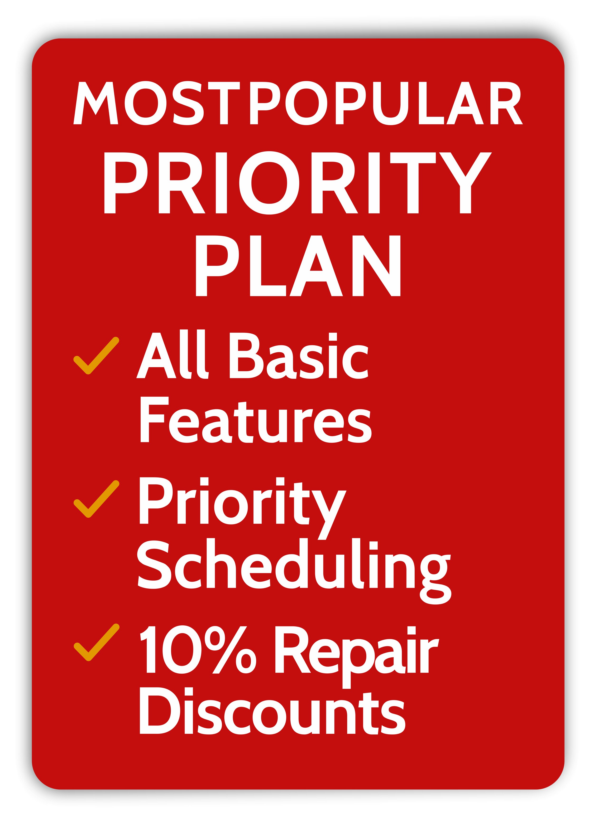 Priority HVAC Service Plan – Priority Scheduling and Repair Discounts in Tampa Florida