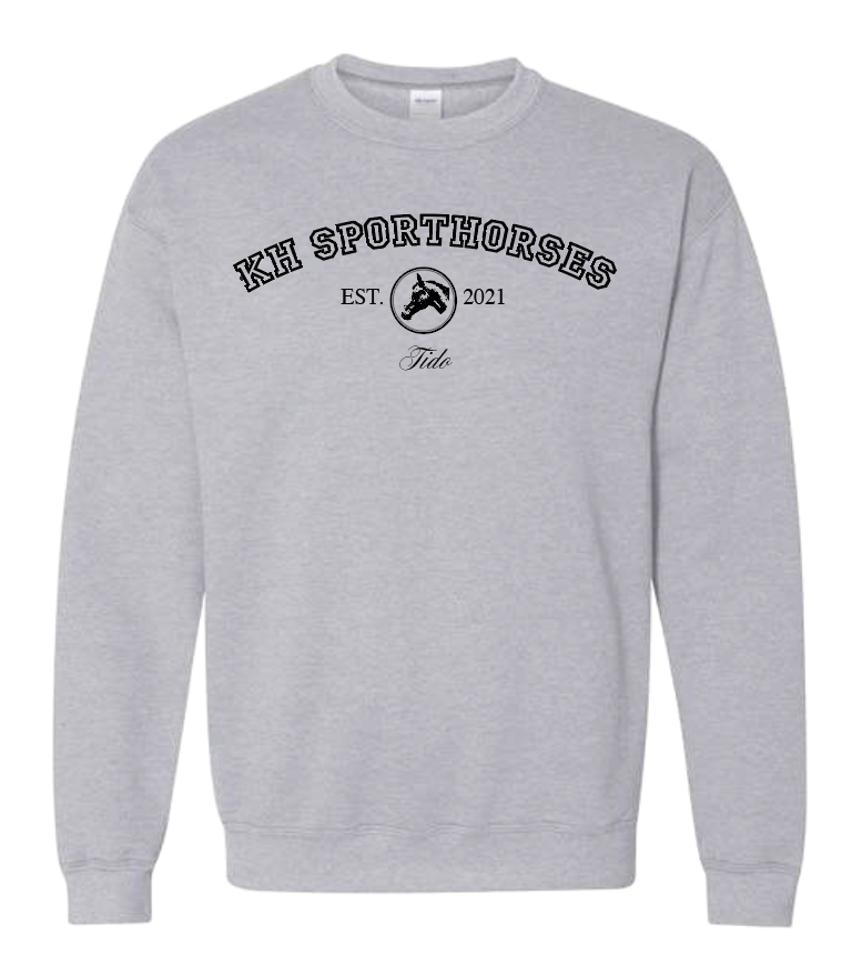 🏆 The "Varsity" Custom Horse Crewneck