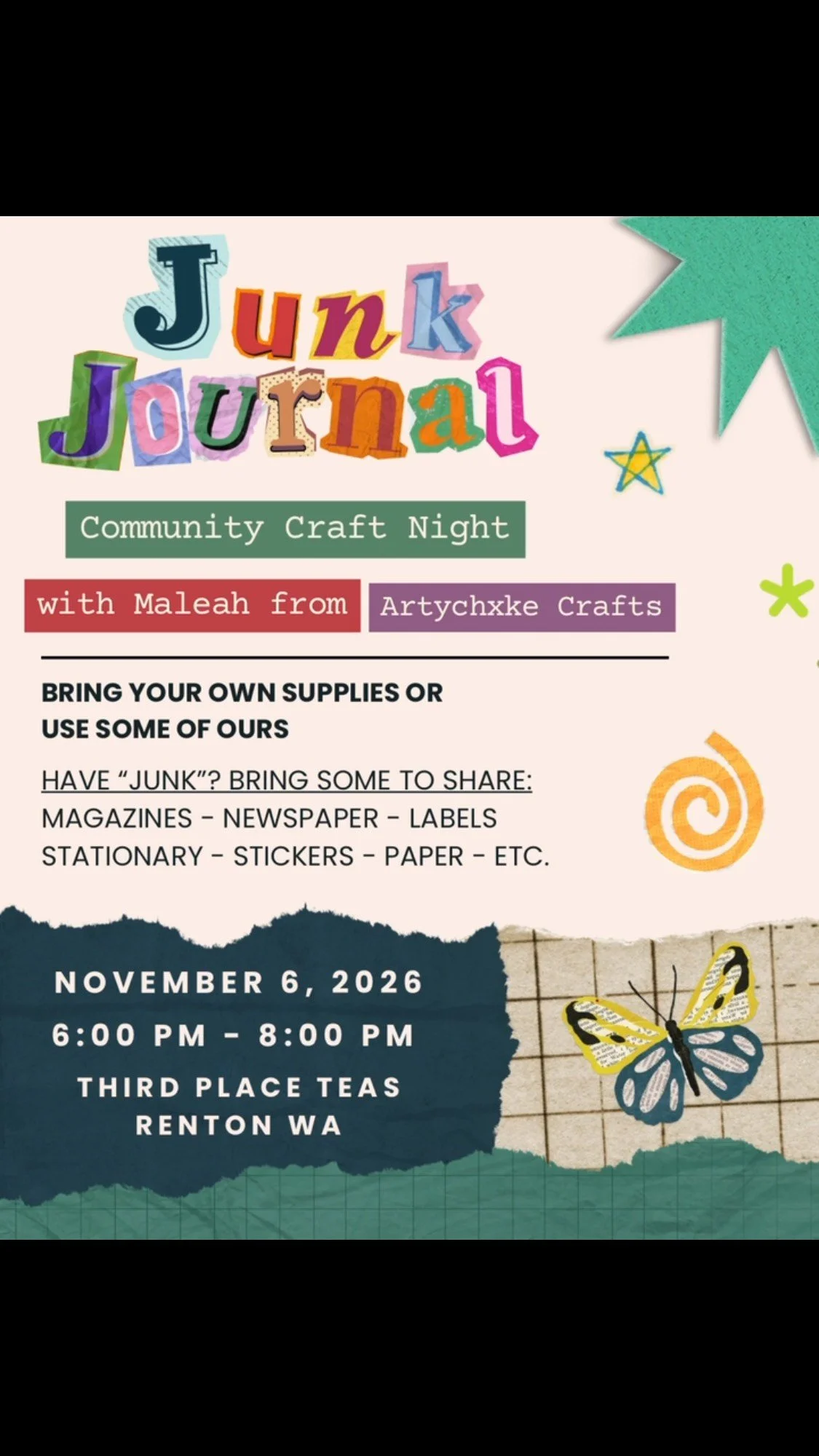 Junk Journaling Workshop