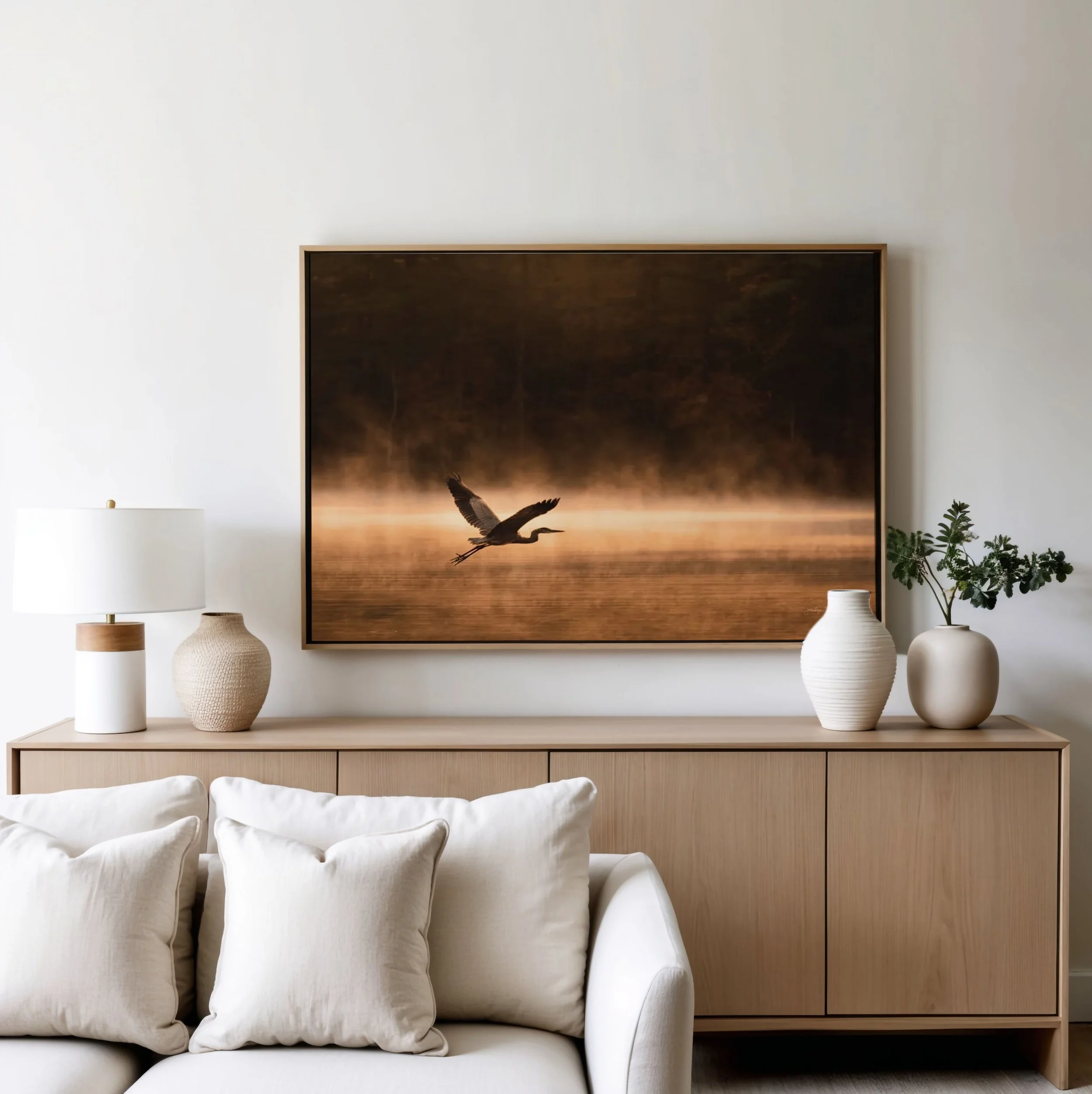 Heron Flight Photography Print 