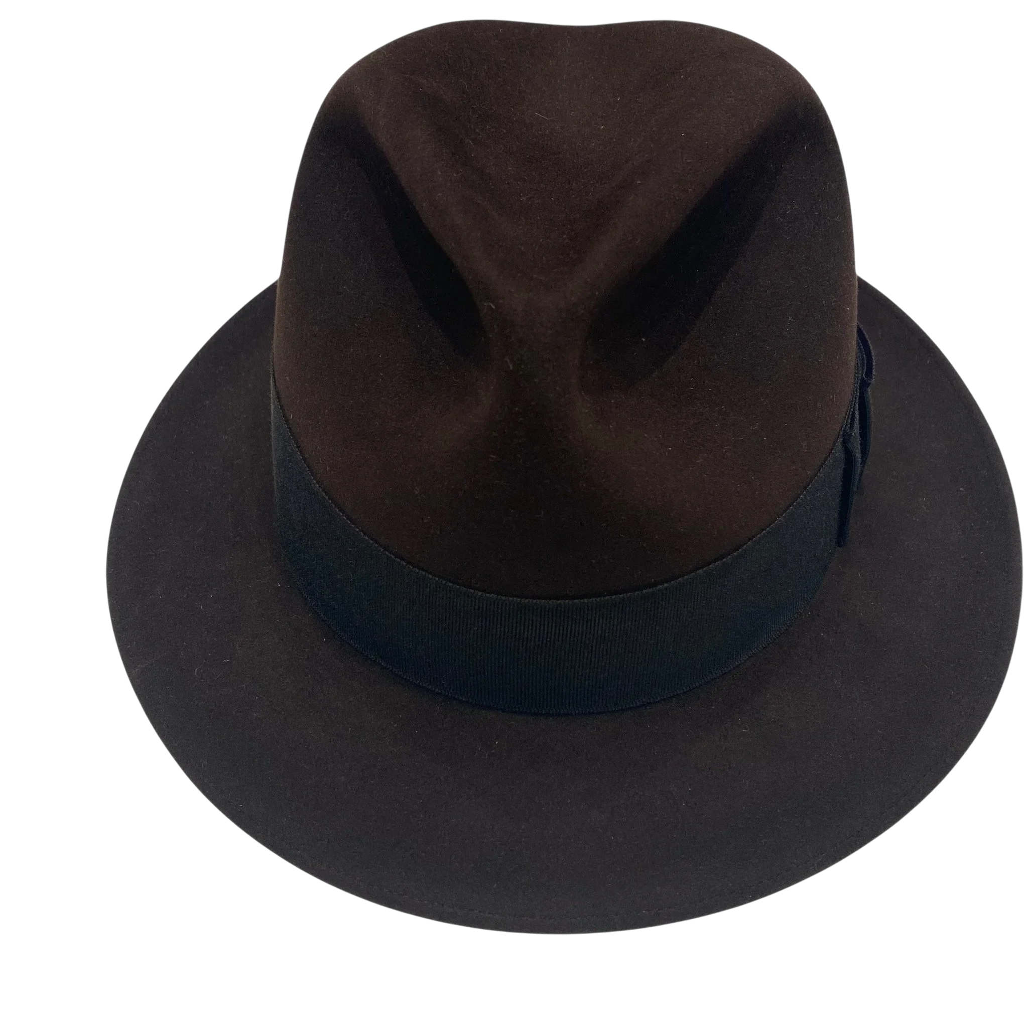 Optimo 100% Beaver Brown Trilby Hat - Size 58
