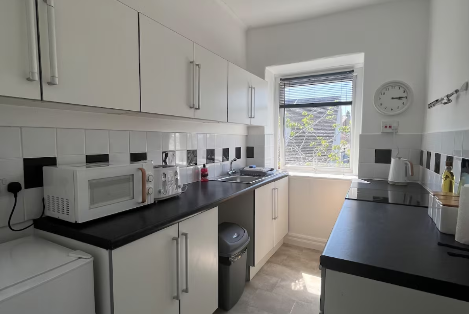 Kitchen facilities for extended stays in serviced apartment