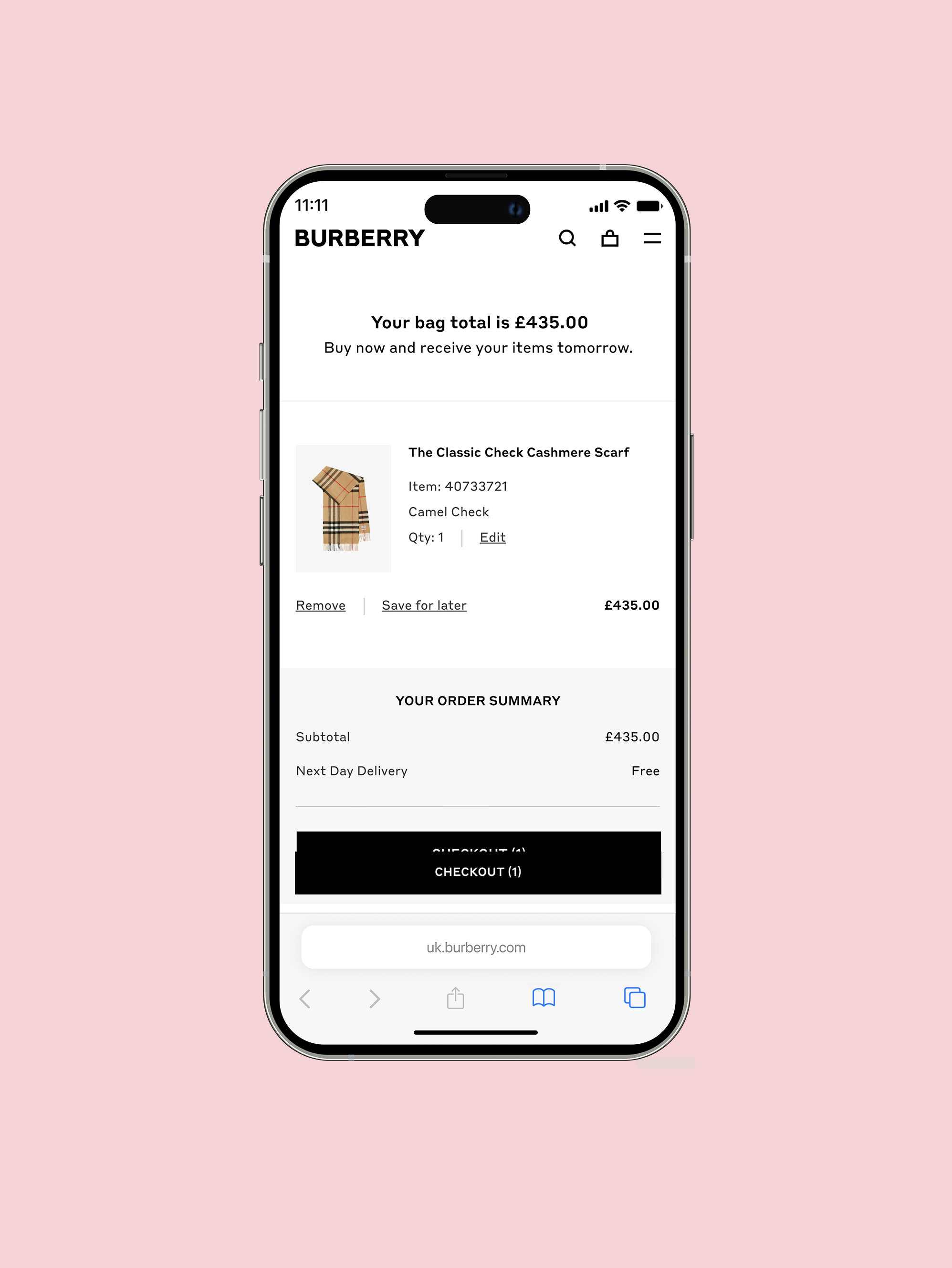 Shopping Bag, Burberry