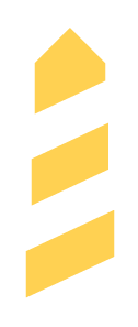 Black and yellow striped caution tape arranged in a zigzag pattern.