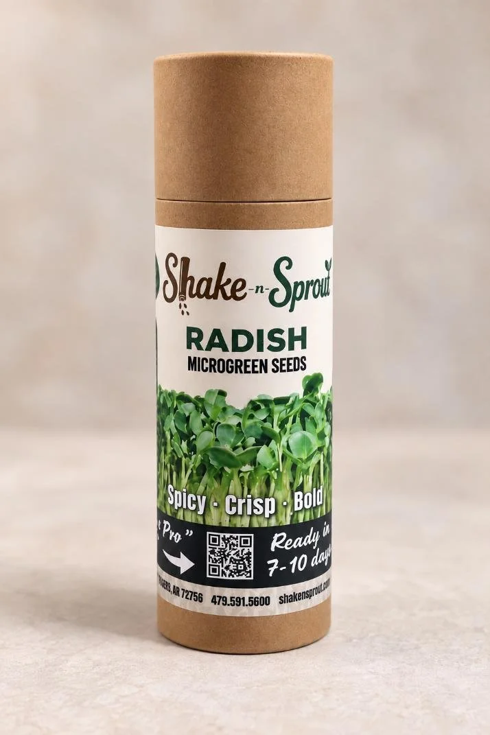 Radish Microgreens Seeds (3oz) Shake-N-Sprout™