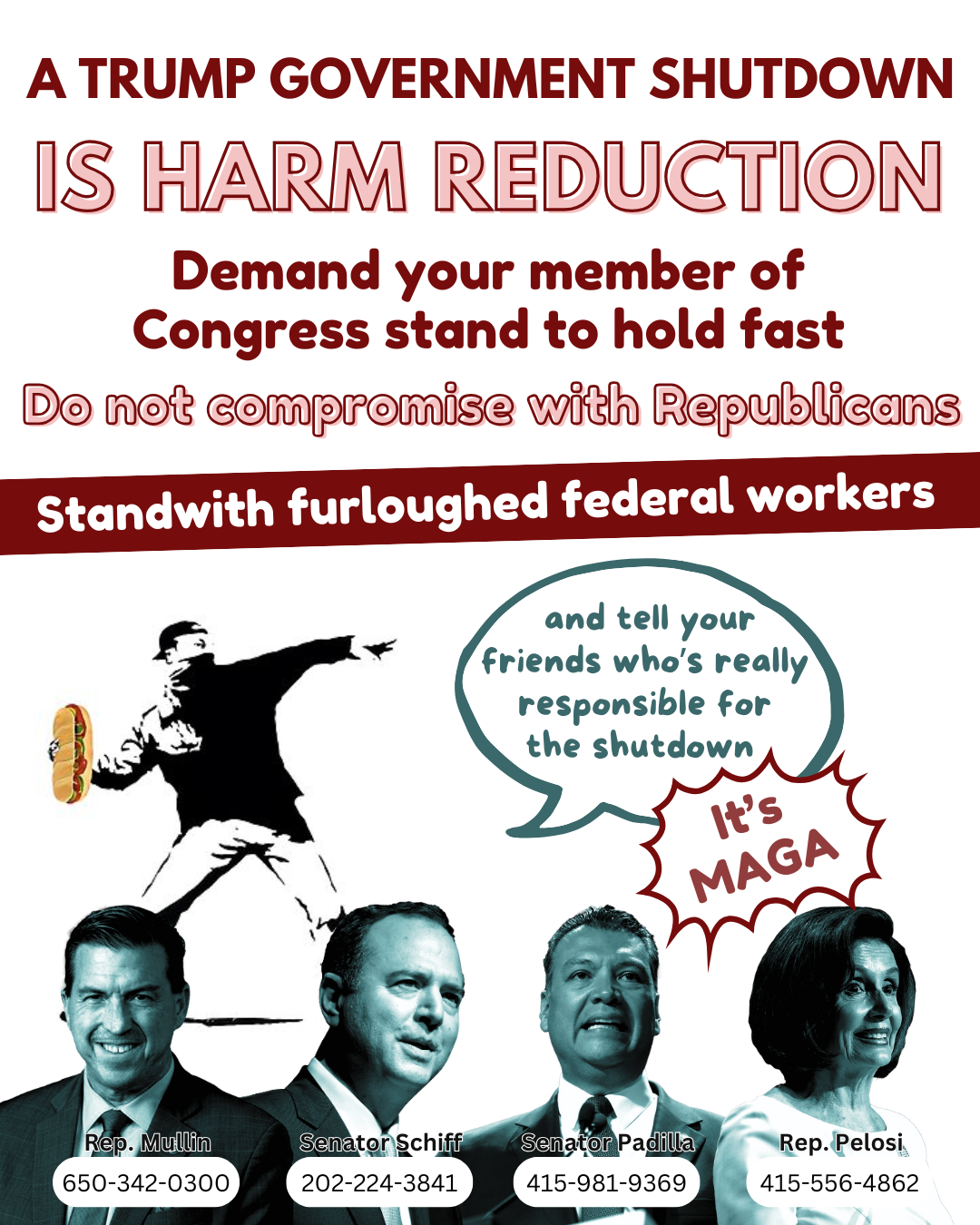 Stand with furloughed federal workers: Oppose the Trump Continuing Resolution