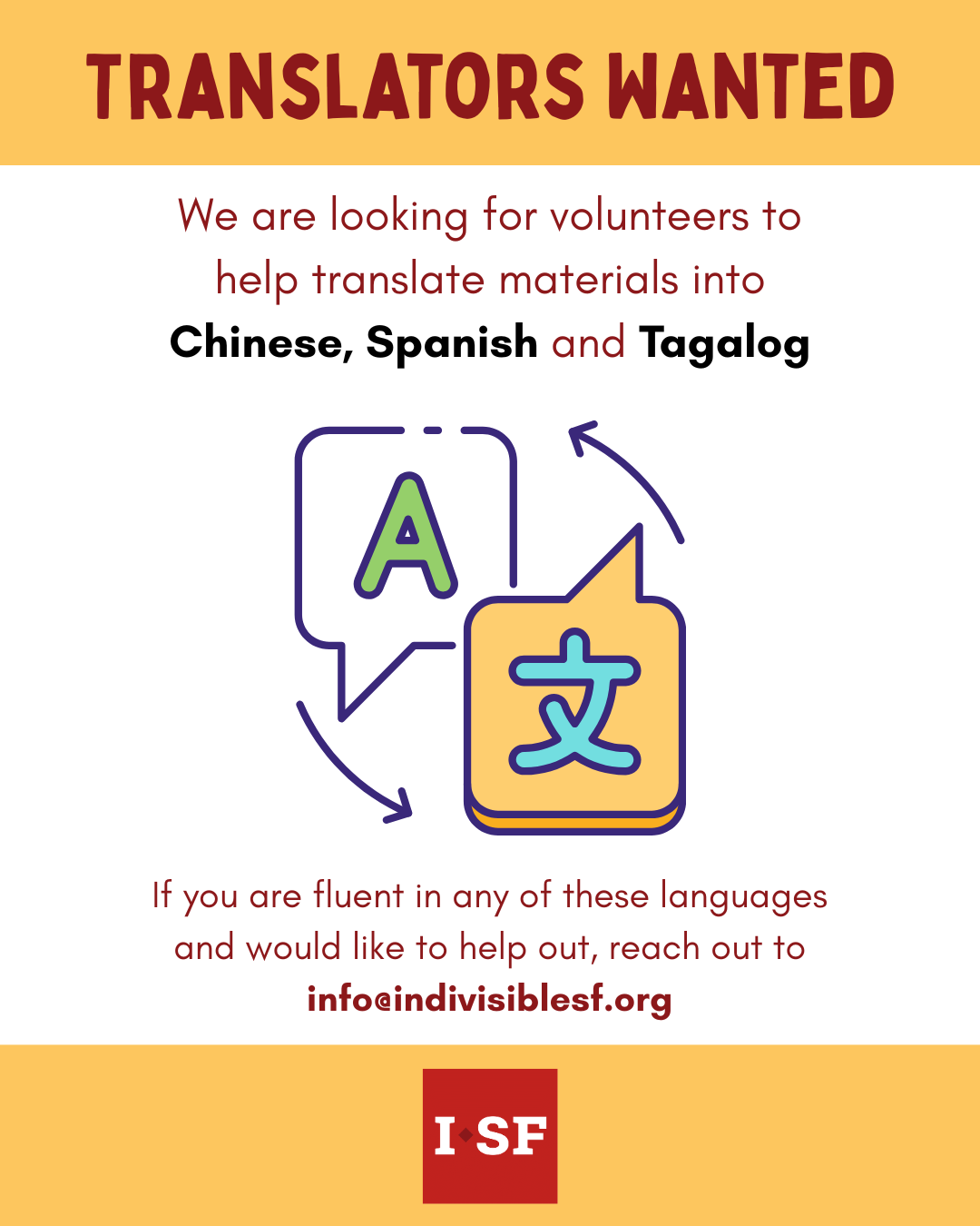 Translators Wanted: Build a Multilingual Indivisible SF