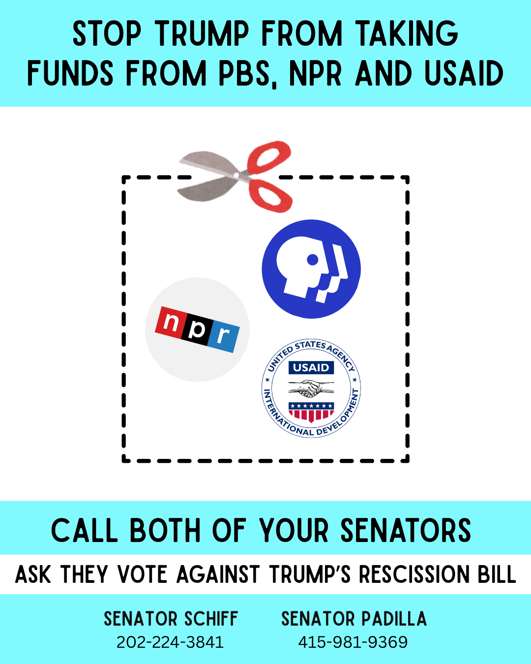 Tell Your MoCs: Oppose Trump’s rescission bill