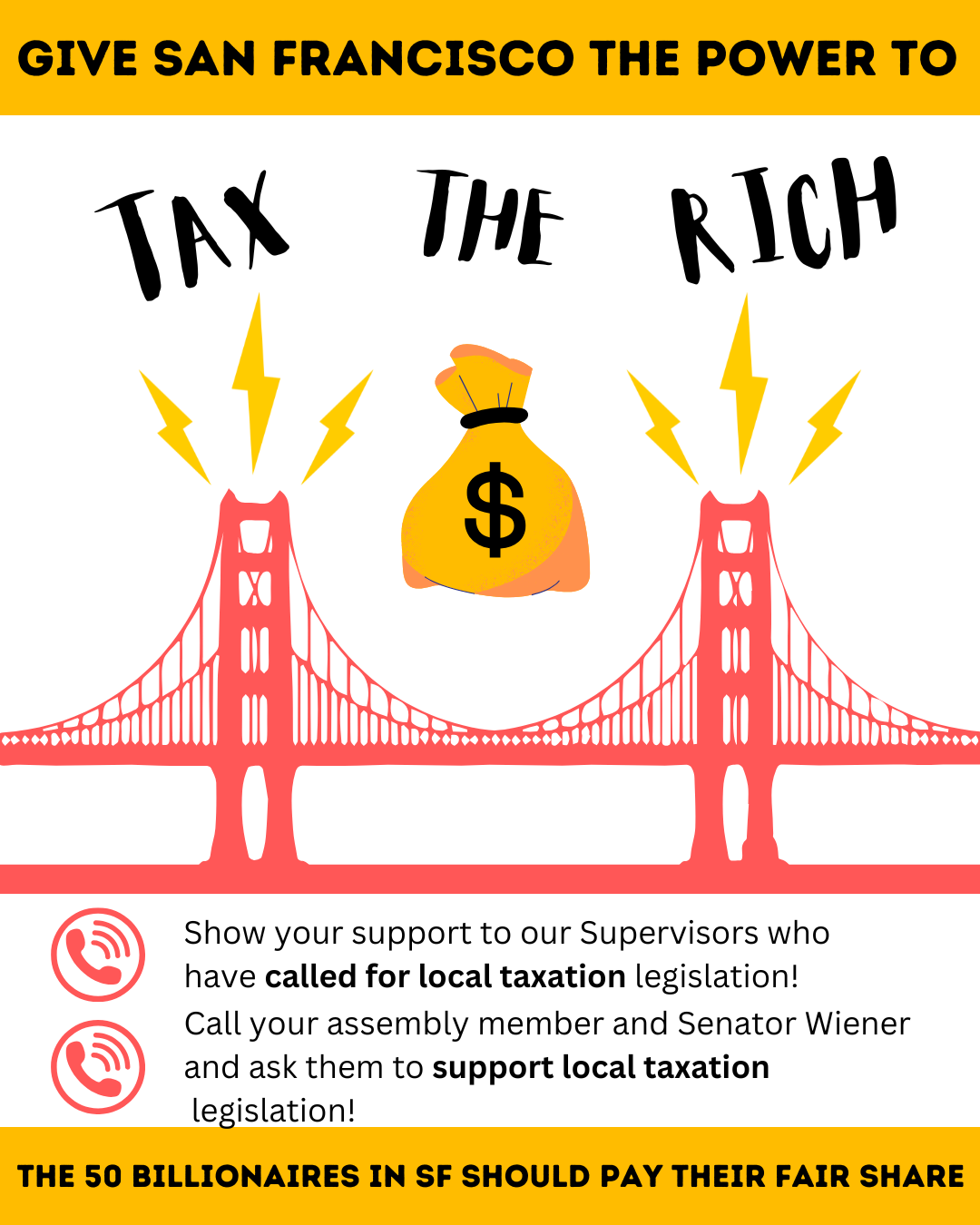 Tell Your Representatives: Support a Wealth Tax in San Francisco