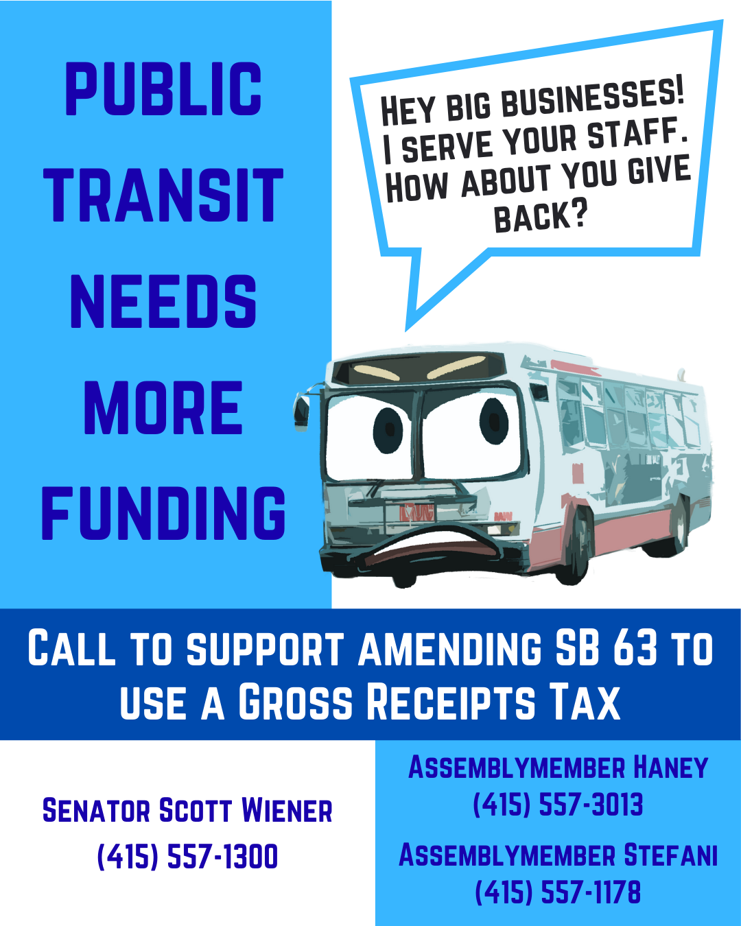 Tell State Reps: Put Fair Tax in Transit Measure
