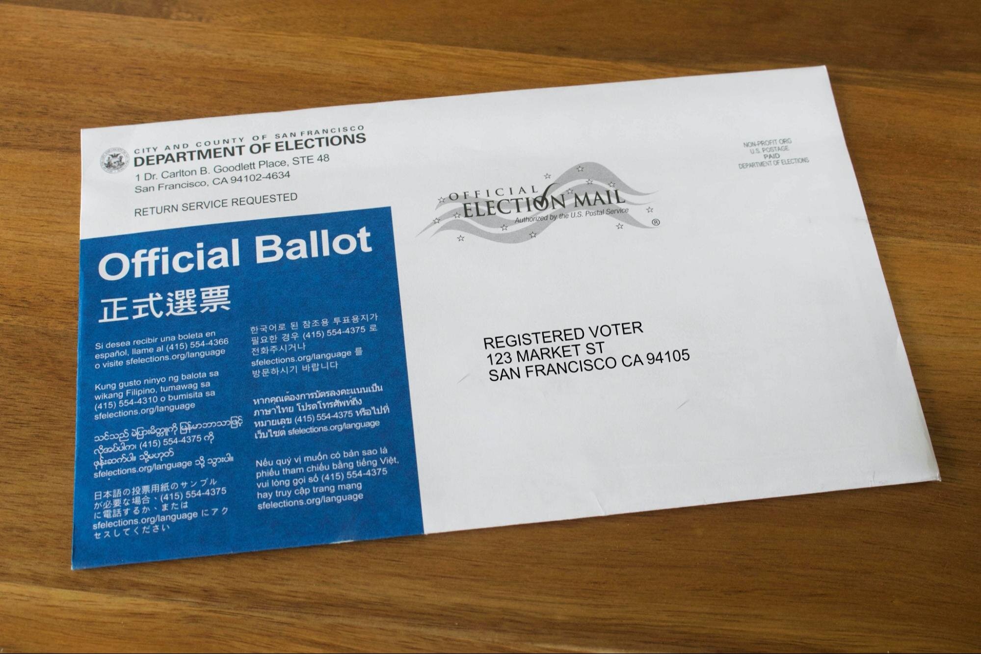 Our ballot instructions for the 2021 recall election