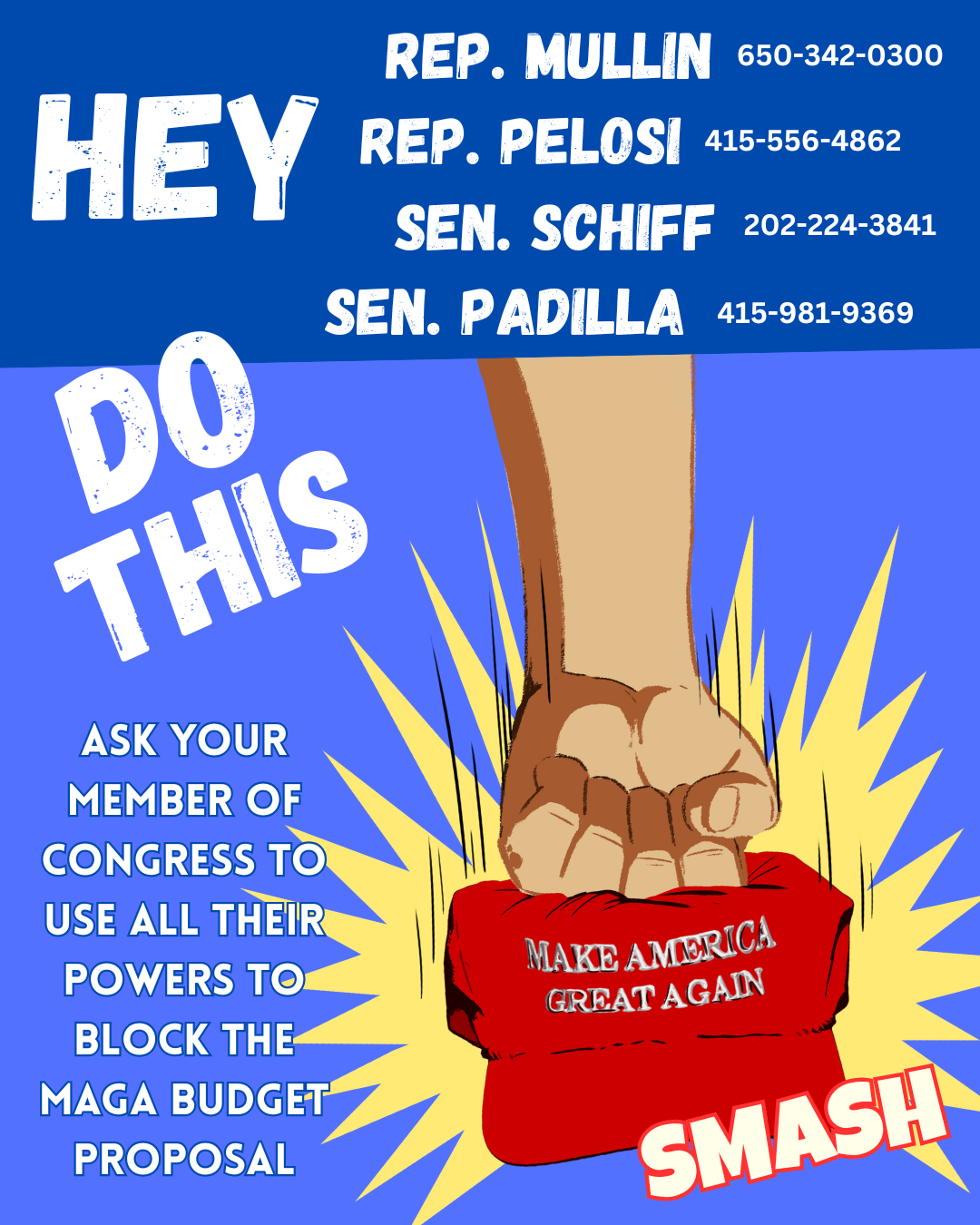 Hell No to MAGA's Budget Swindle!