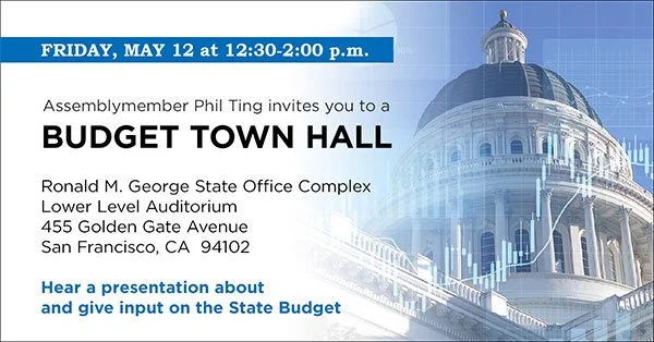 Budget Town Hall with Assemblymember Phil Ting