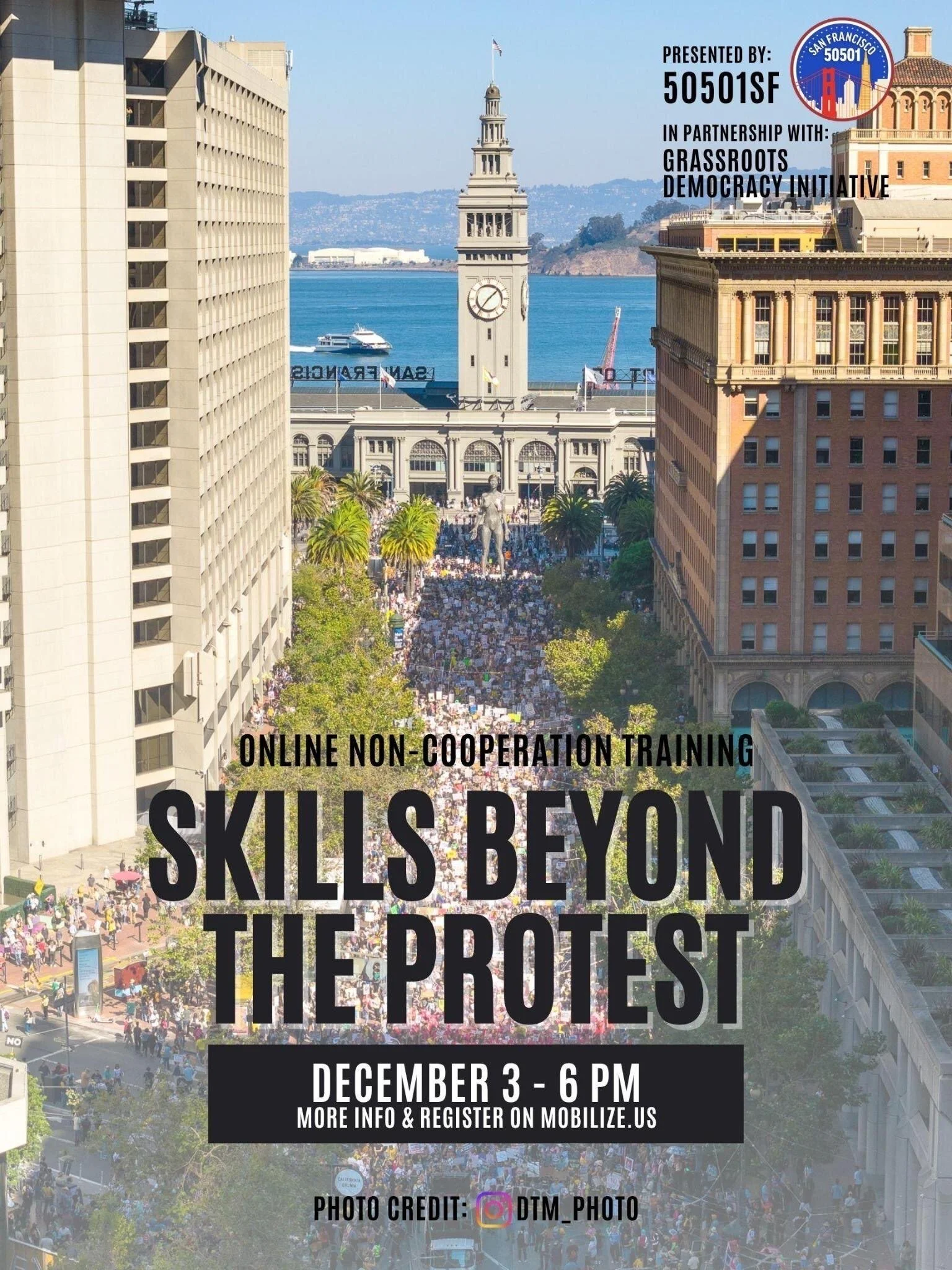 Skills Beyond the Protest: Online Non-Cooperation Training by 50501SF