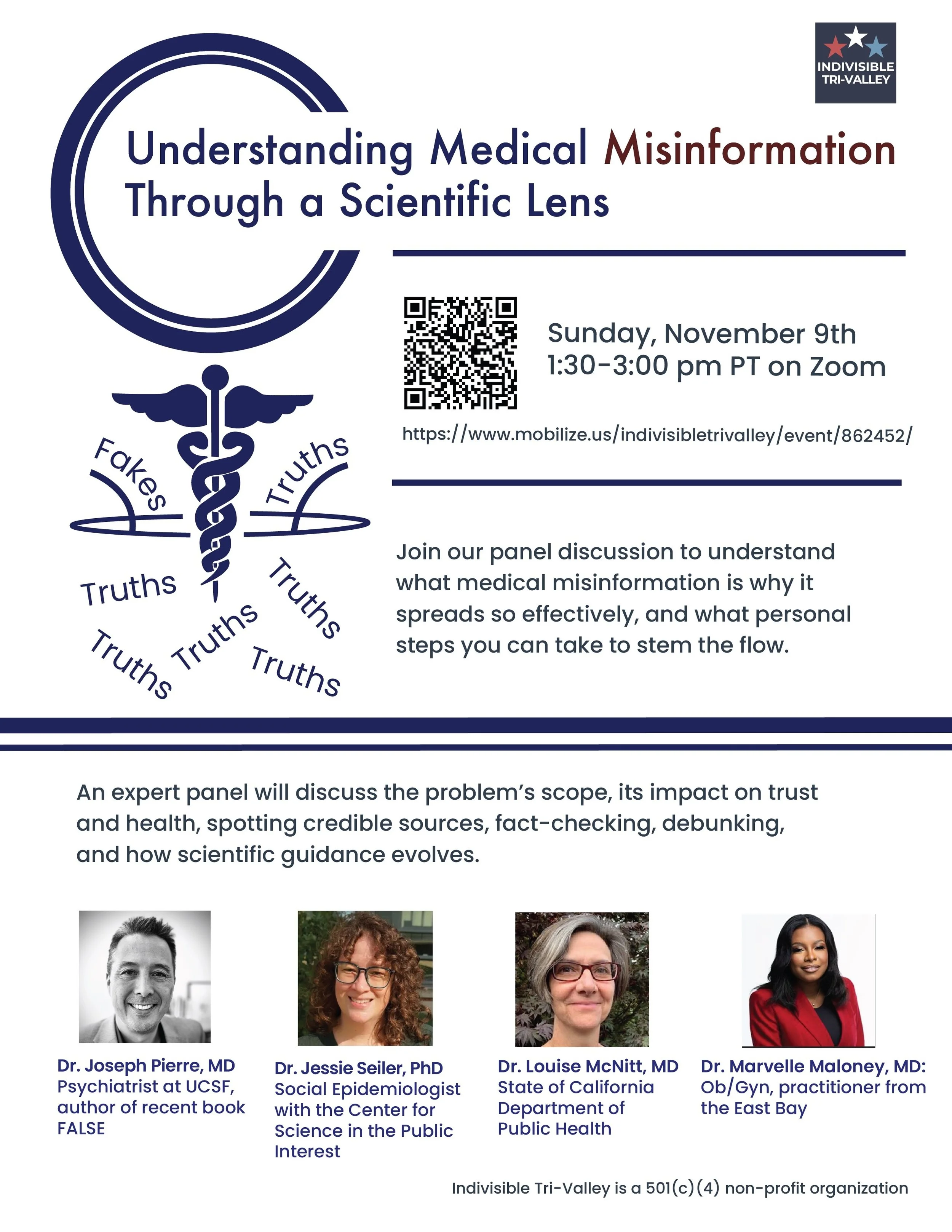 From Indivisible Tri Valley: Understanding Medical Misinformation Through a Scientific Lens