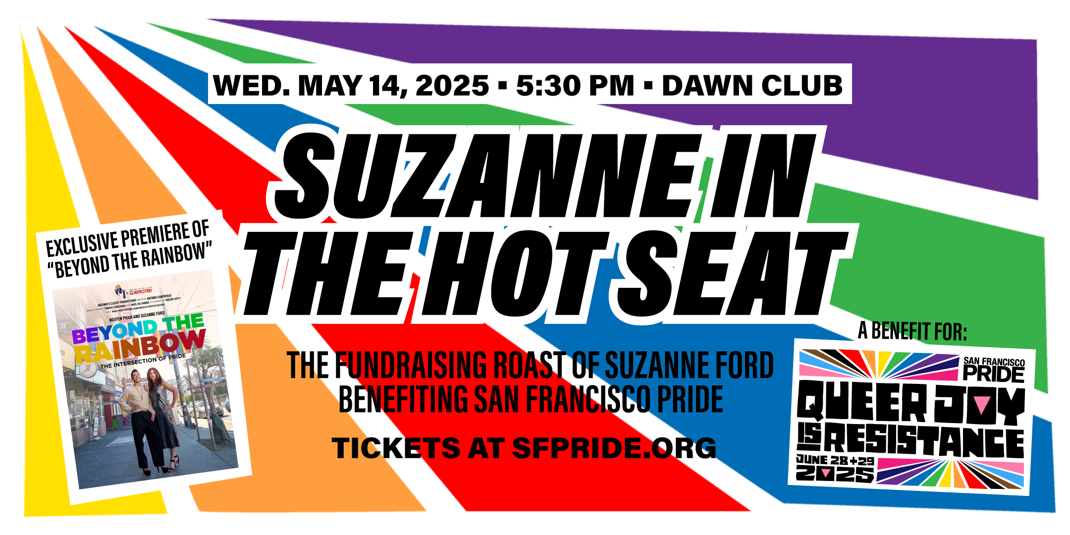 Suzanne in the Hot Seat: A Fundraising Roast for San Francisco Pride