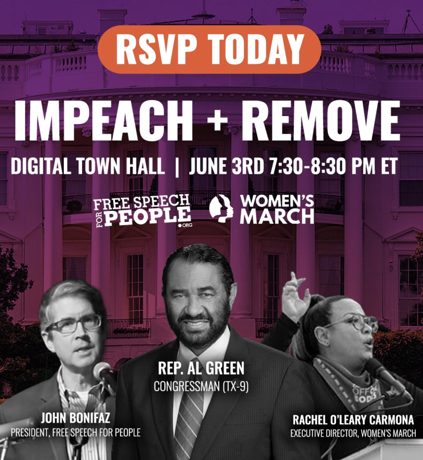 IMPEACH + REMOVE TRUMP DIGITAL TOWN HALL