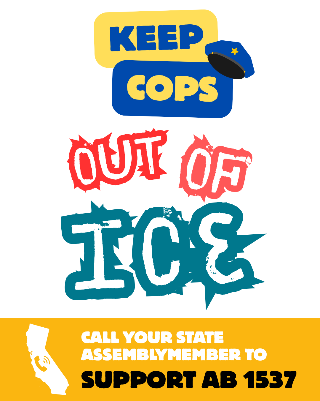 Tell Sacramento: Pass AB 1537 and Keep Cops Out of ICE