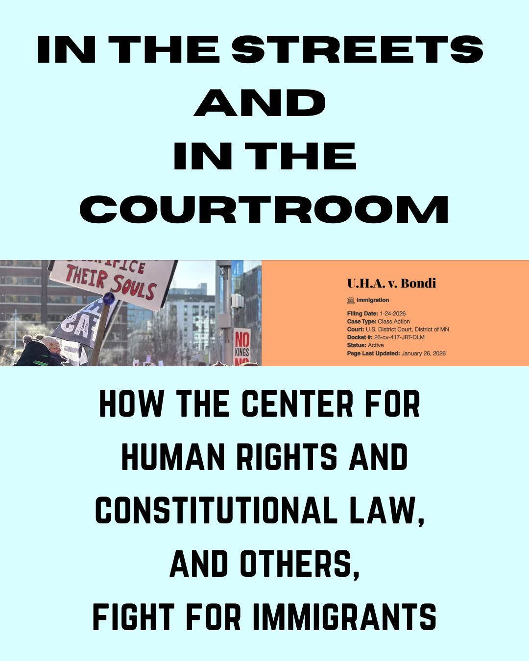 Fighting to Protect Immigrants: How the Center for Human Rights and Constitutional Law is fighting for refugees in court.