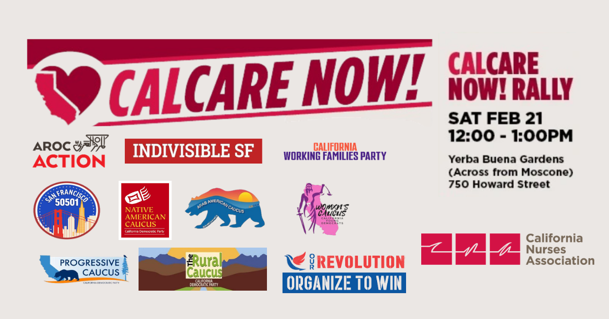 CalCare Now! Rally at CADEM 2026 State Convention