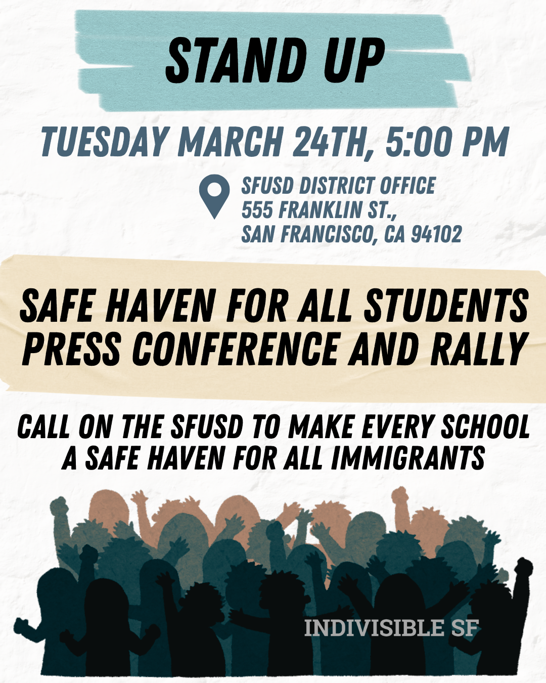 Safe Haven For All Students Press Conference & Rally