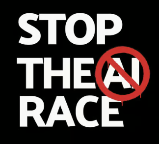 Stop The AI Race Protest 