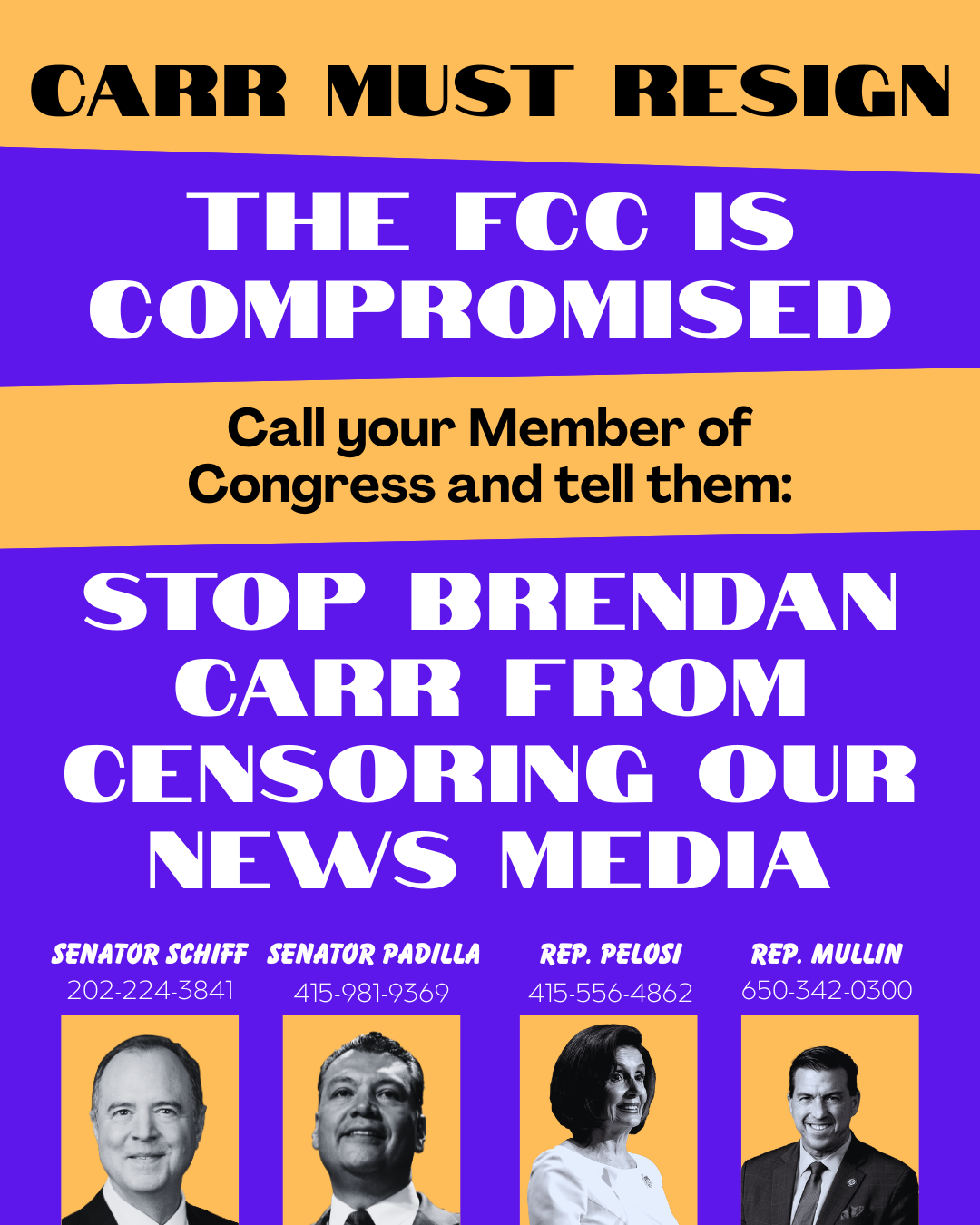 Tell Congress: Stop the FCC from censoring the news media