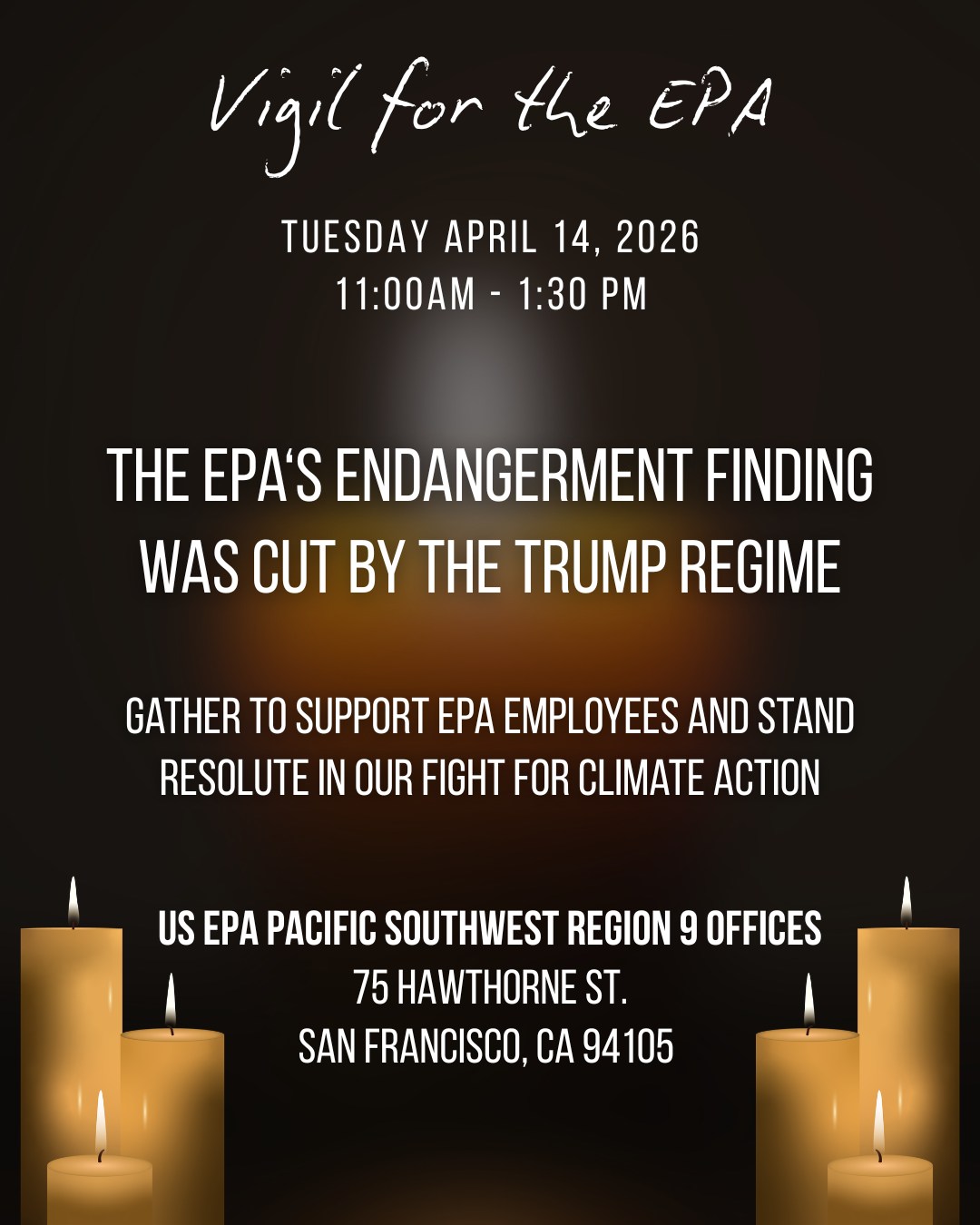 Vigil for EPA Endangerment Finding