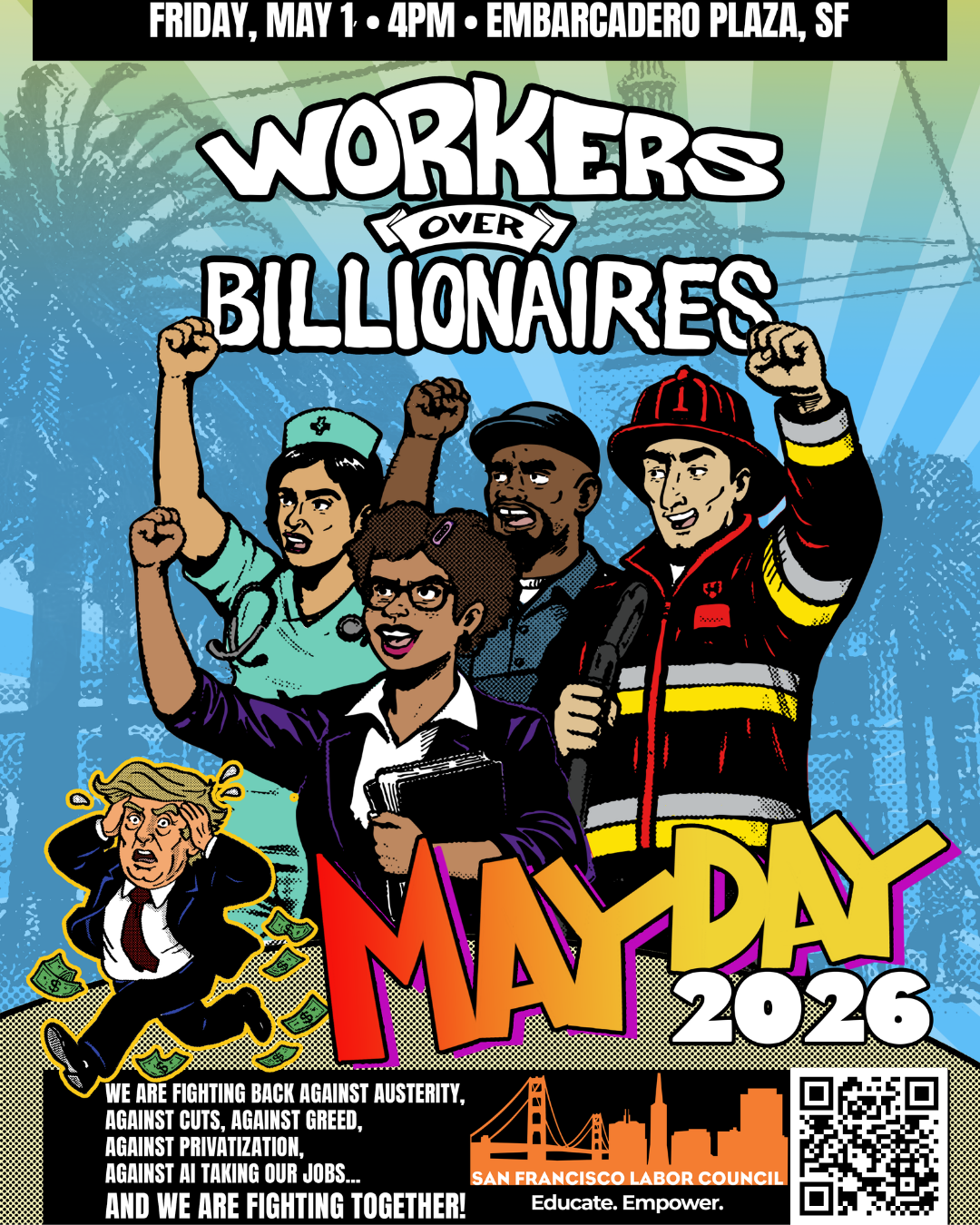 May Day: Workers Over Billionaires SFLC Rally