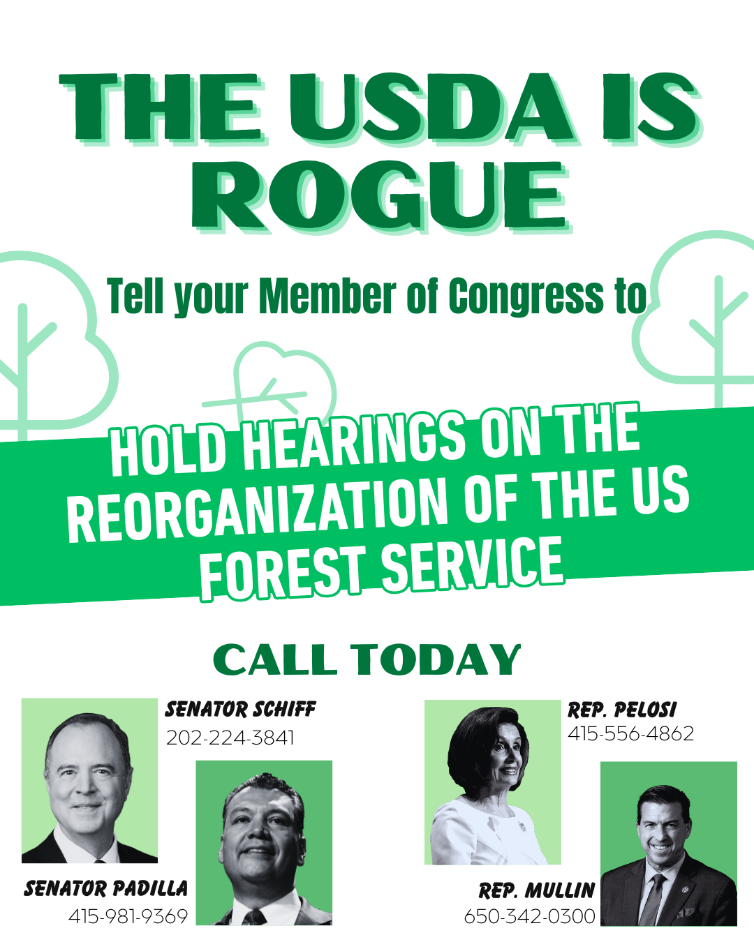 Stop the destruction of the US Forest Service