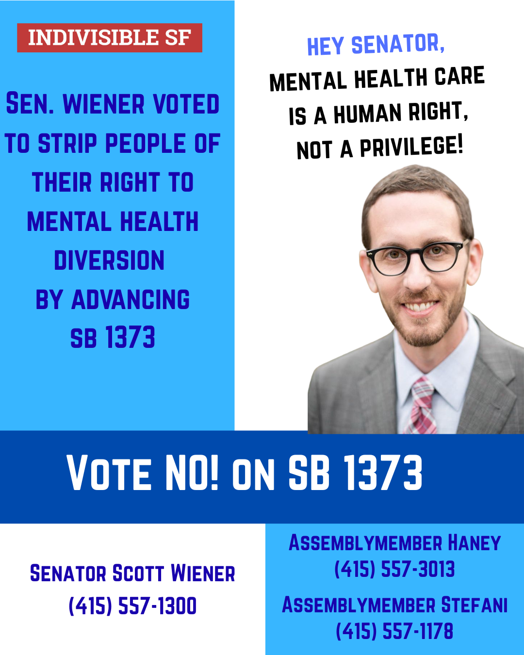 Tell your State Senator and Assemblymember: Stop SB 1373!