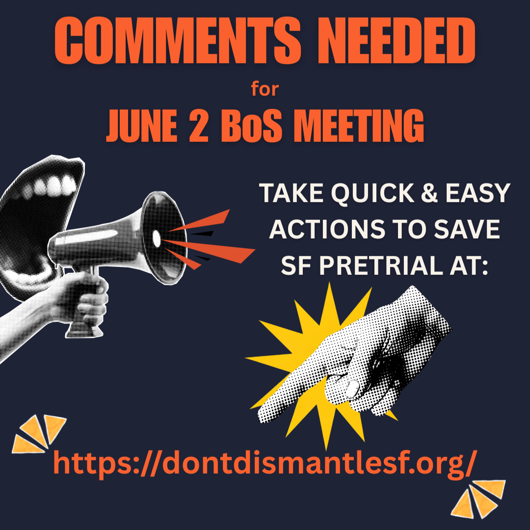 URGENT: Save the SF Pretrial Diversion Project