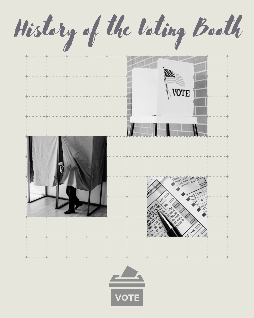 The History of Voting Booths and how they may have enabled voter suppression