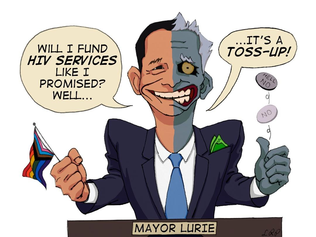 Tell Mayor Two-Face That Funding Decisions Should Not Be Determined With A Coin Flip!