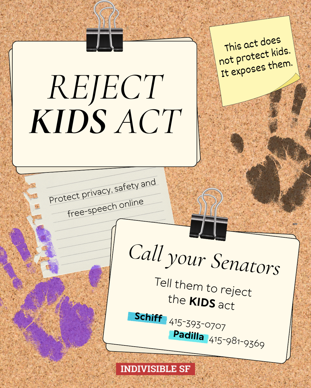 Tell Your Senators:  Reject the KIDS Act  - Protect Privacy, Safety, and Lawfully Protected Free-Speech Online