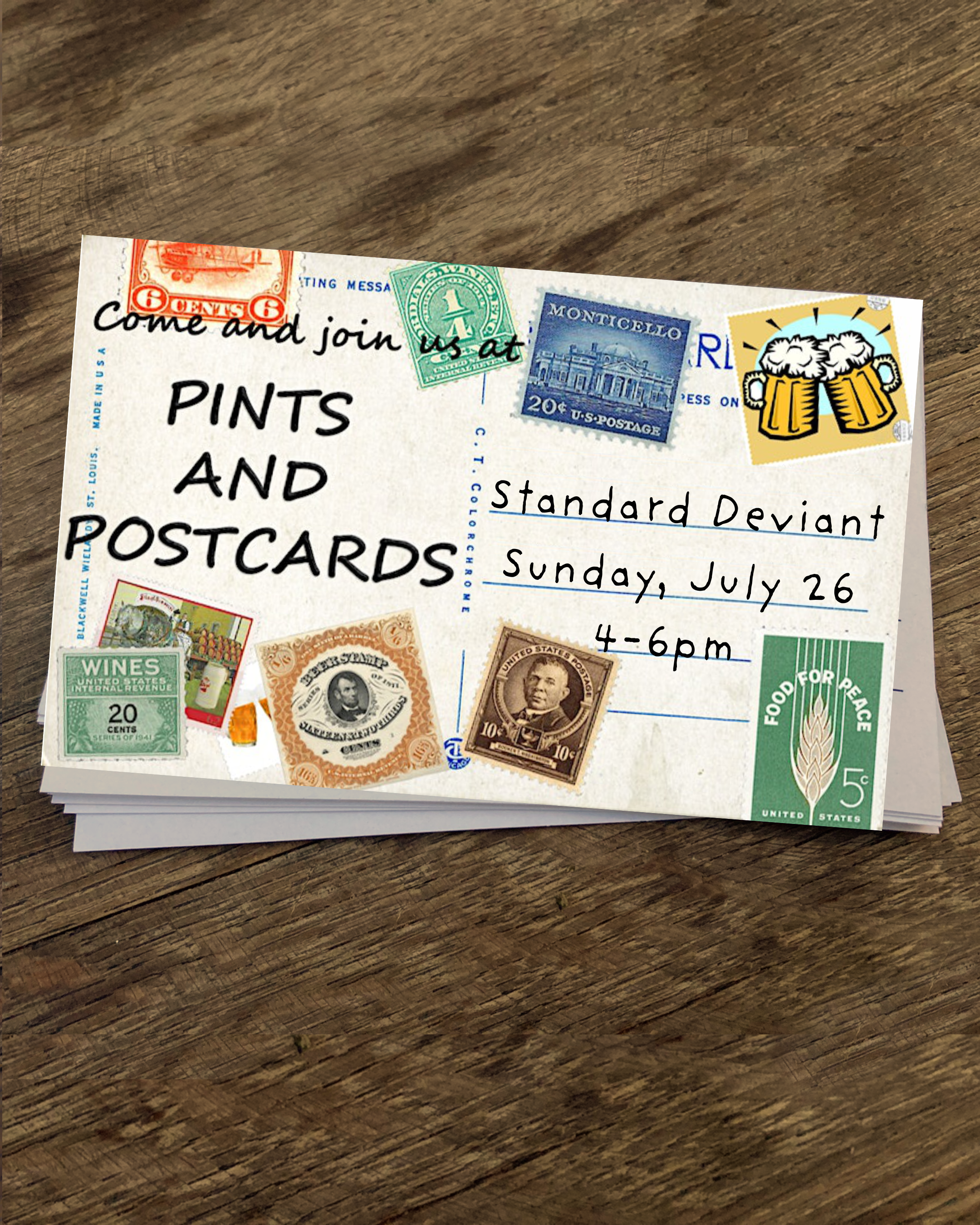 Want to help take back Congress this fall? Join us for Pints and Postcards!