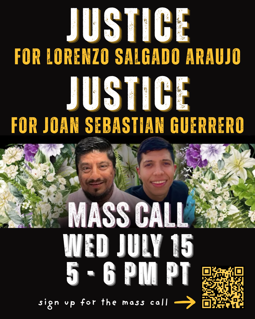 Justice for Lorenzo: Day of Action and Accountability Movement Call