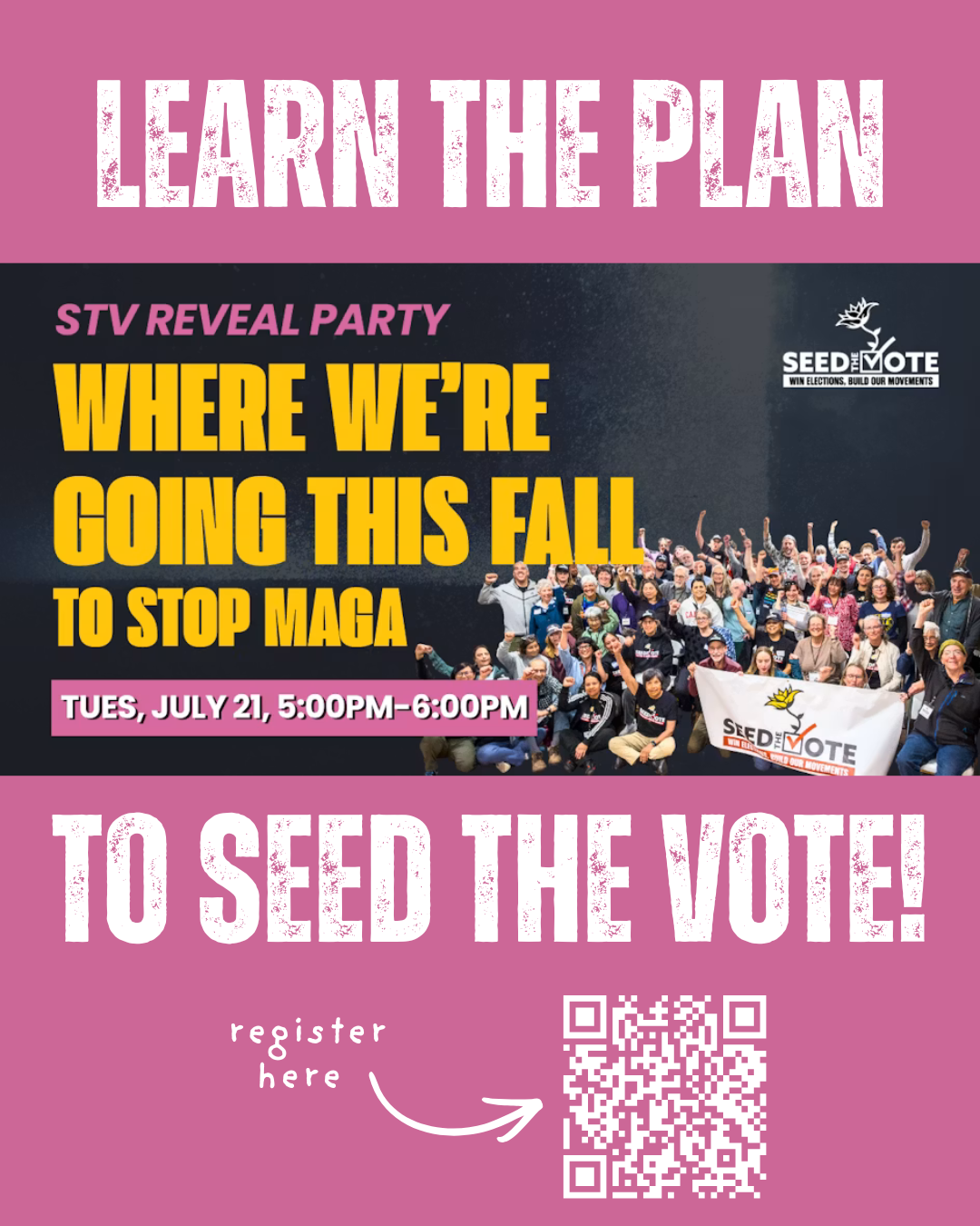 KICKOFF for Seed the Vote Canvassing