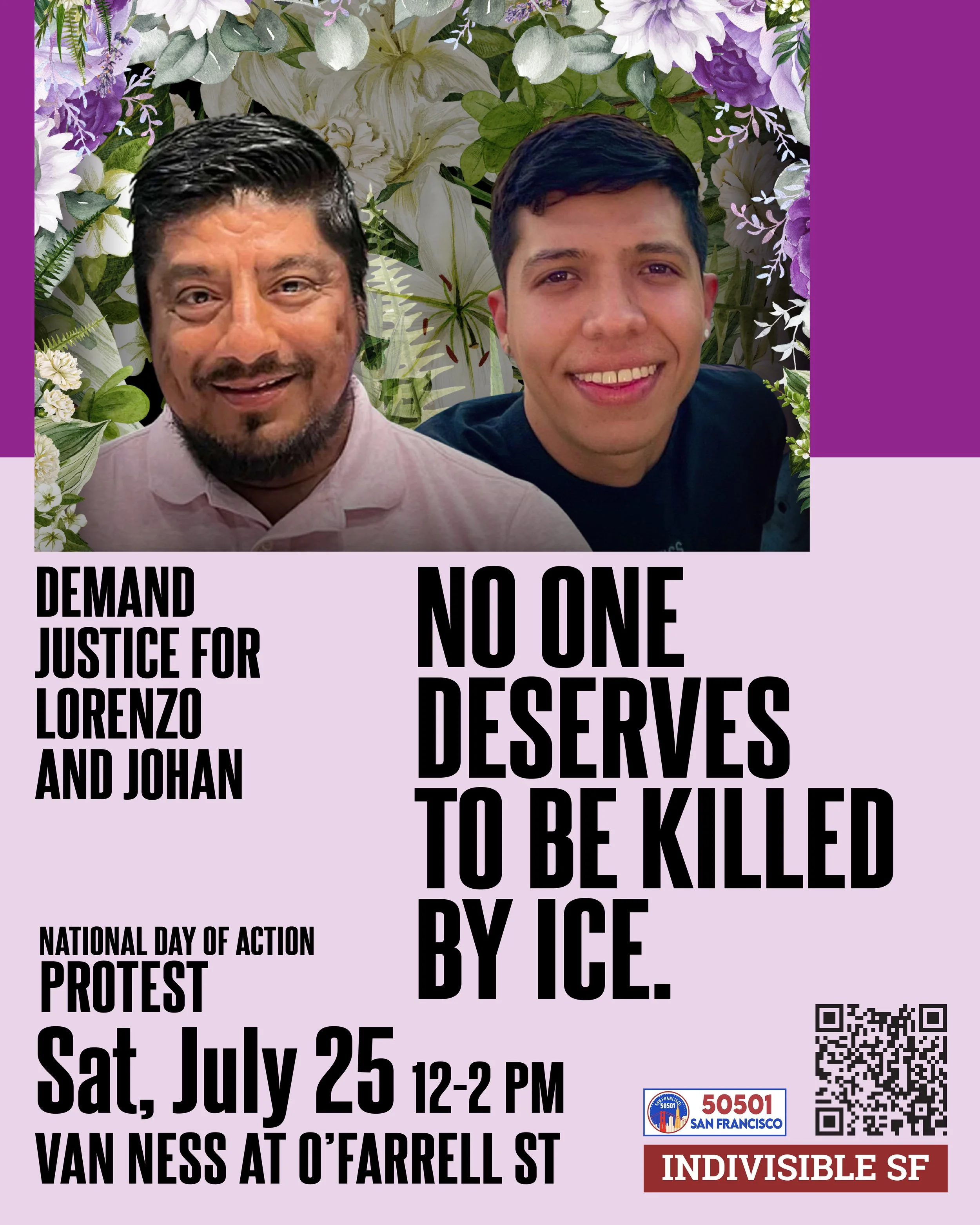 Protest to Demand Justice for Lorenzo and Johan