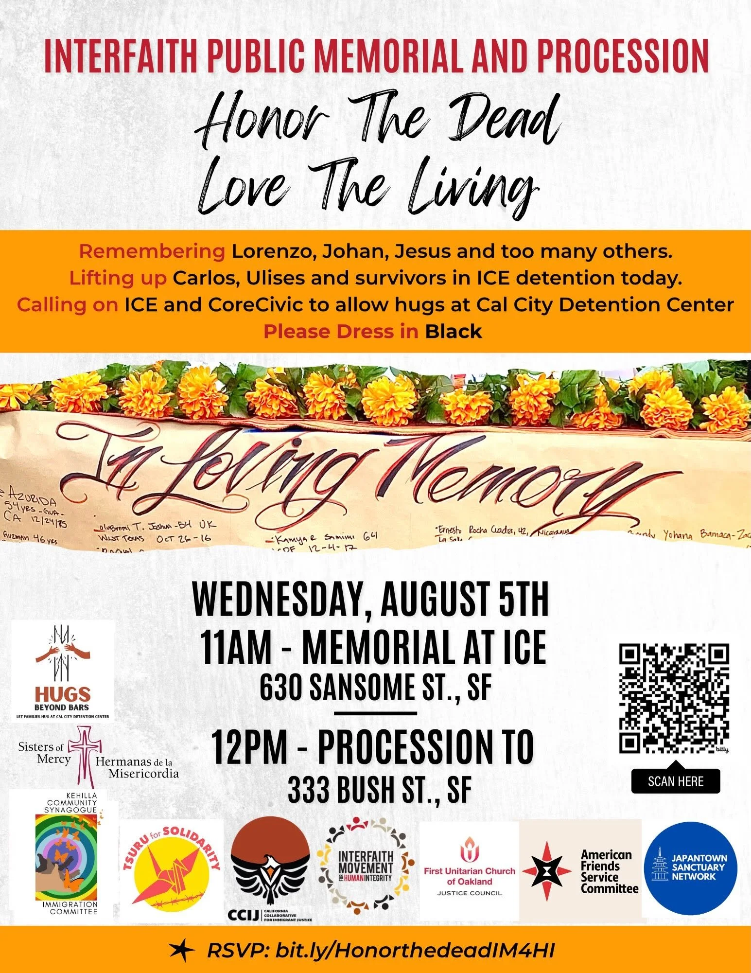 An Interfaith Public Memorial &amp; Procession