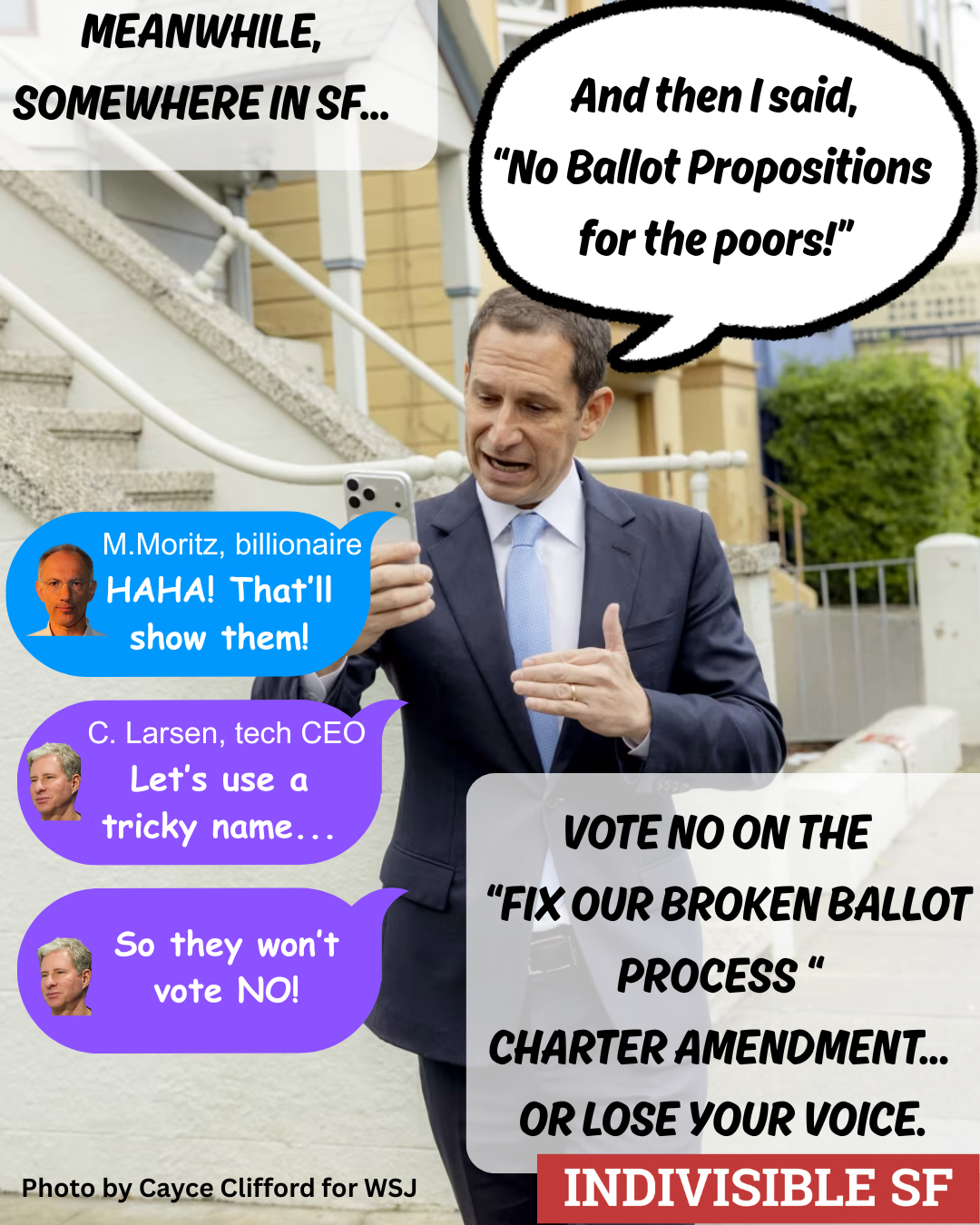 Preserve Fair Ballot Access for Everyday San Franciscans. Vote NO on the Mayor's Charter Reform