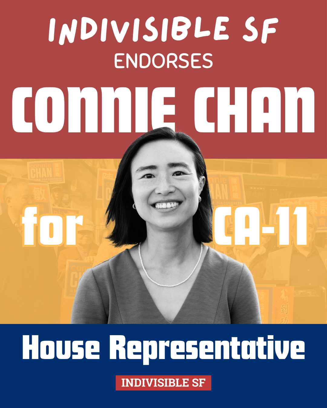 Indivisible SF endorses Connie Chan