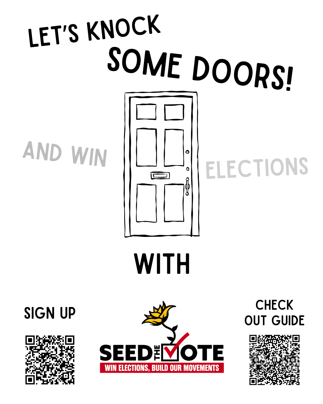 Sign up for Door-Knocking with Seed the Vote