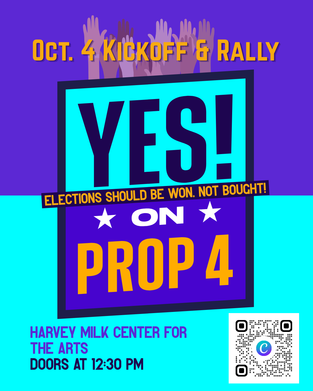 San Francisco Campaign Kickoff &amp; Rally for Proposition 4