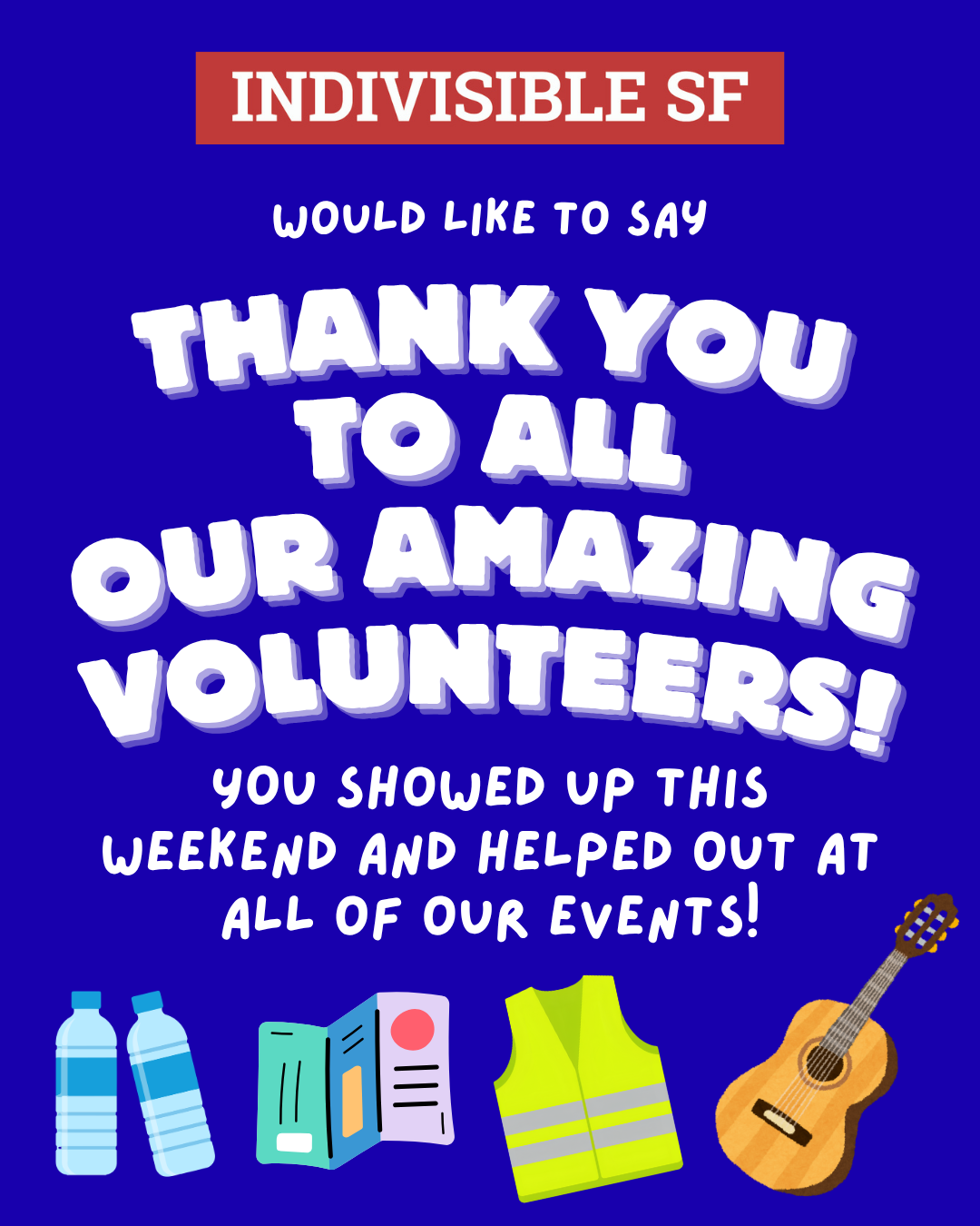 Thank you to those who volunteered with us Oct&nbsp;2–4!