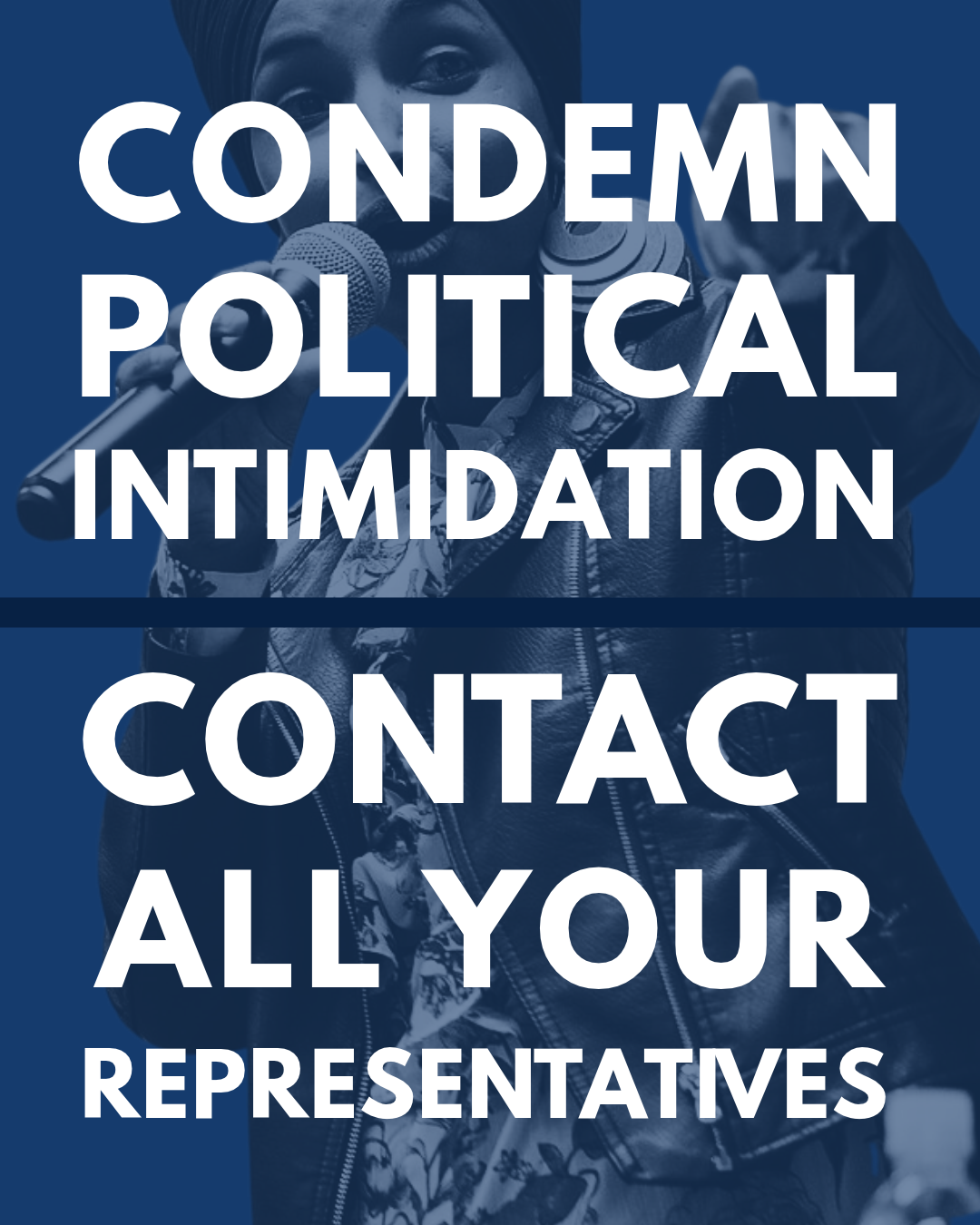 Open Letter From Indivisible SF To Our Representatives: ISF Opposes Police-State Political Intimidation Against Congresswoman Ilhan Omar