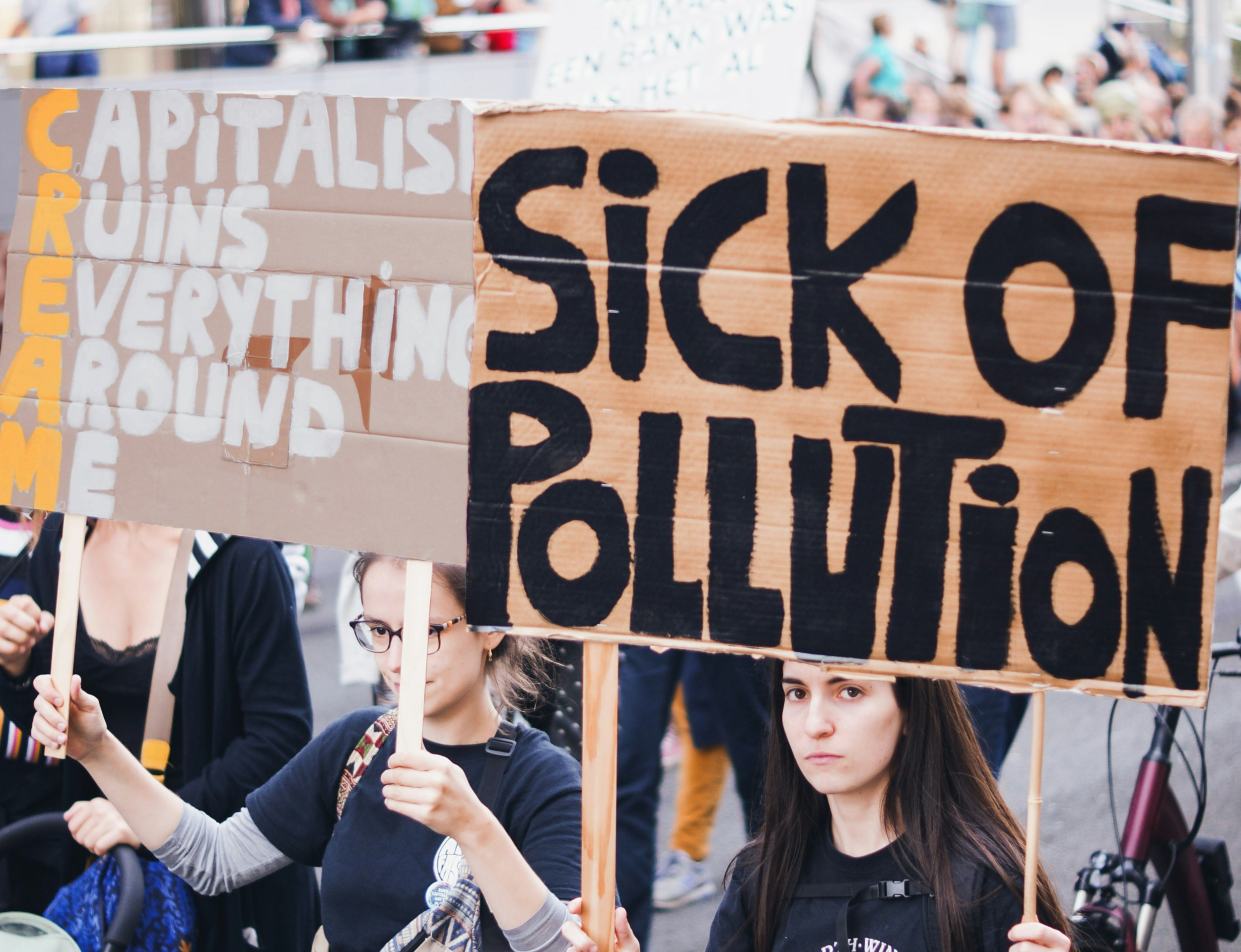 Sick of Pollution. Photo by Pauline Loroy on Unsplash