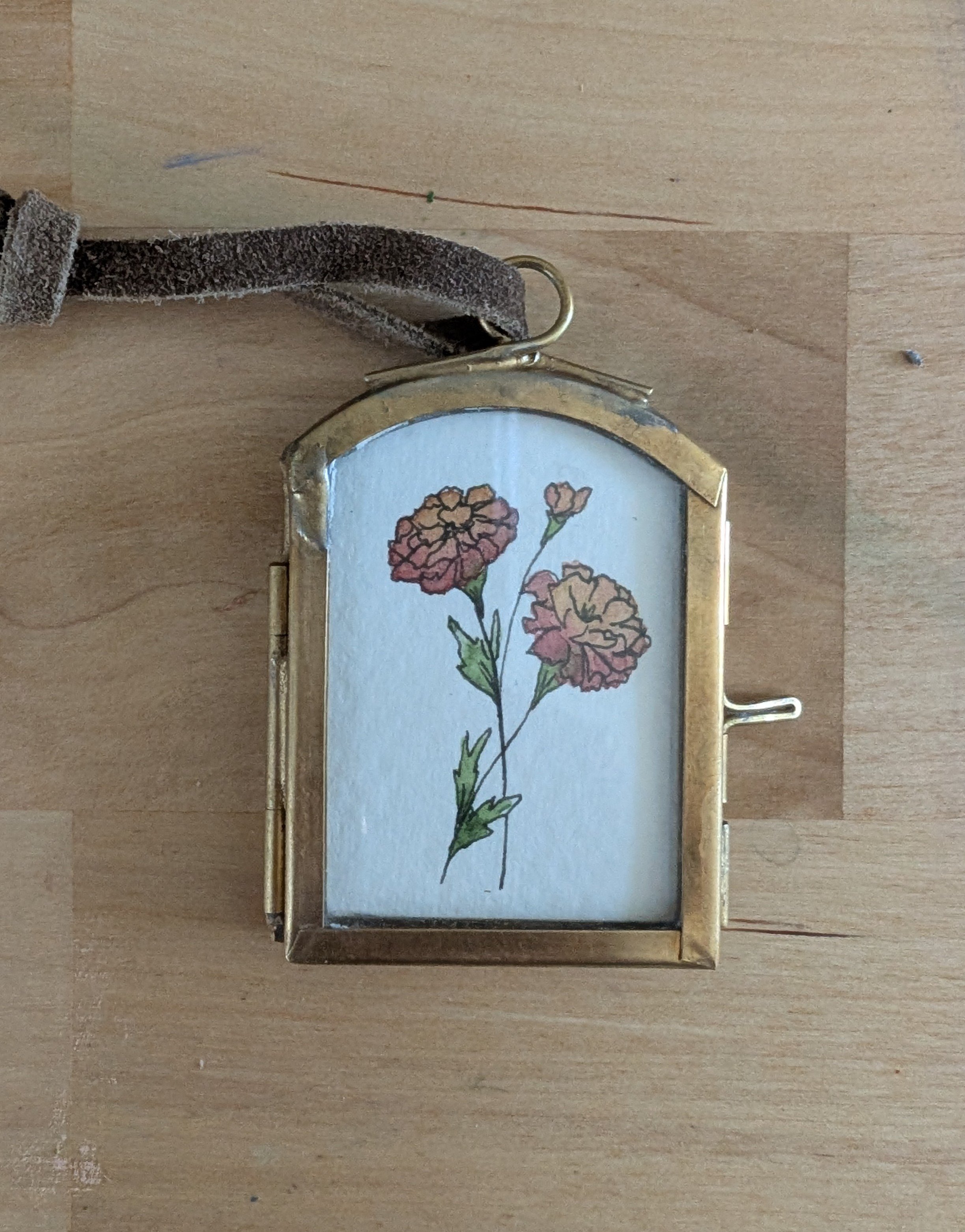 october birth flower painting marigold.jpg